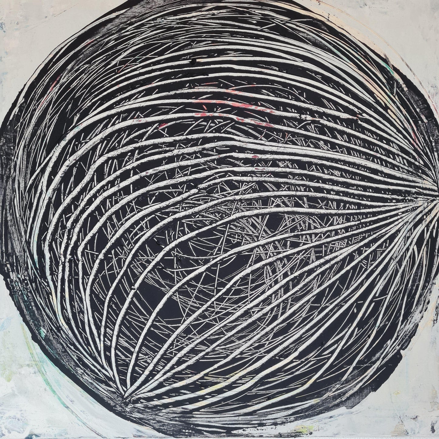Durchsicht / 60 x 60 cm / schwarzweiss, Durchsicht / 70 x 70 cm / schwarzweiss, Durchsicht / 80 x 80 cm / schwarzweiss, Durchsicht / 100 x 100 cm / schwarzweiss, Durchsicht / 120 x 120 cm / schwarzweiss, Durchsicht / 160 x 160 cm / schwarzweiss abstrakte acrylbilder auf leinwand