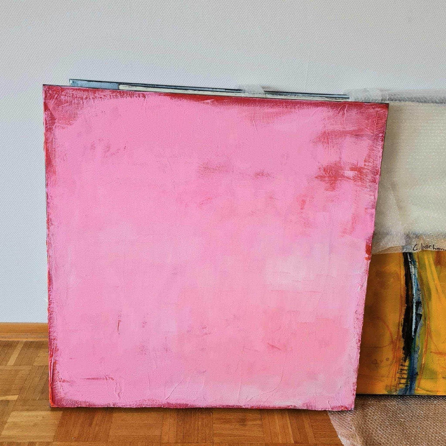 Abstrakte Kunst in Rosa, Lila und Pink - Inspirierendes Gemälde für kreative Gedanken Abstrakte Bilder & moderne Auftragsmalerei, abstrakte große bilder online kaufen, Auftrags Malere