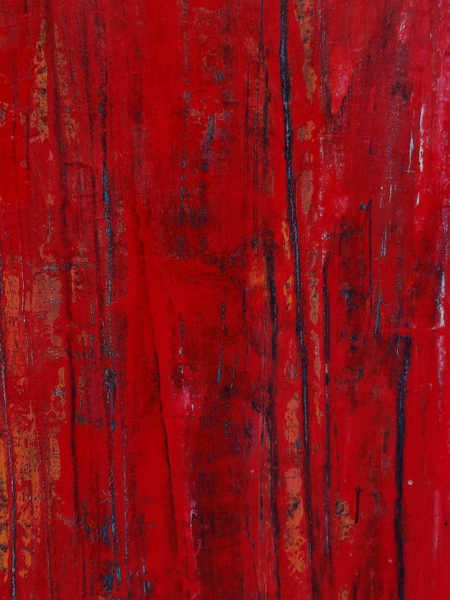Durchblick / 100 x 80 cm / rot, Durchblick / 120 x 120 cm / rot, Durchblick / 160 x 160 cm / rot abstrakte acrylbilder auf leinwand