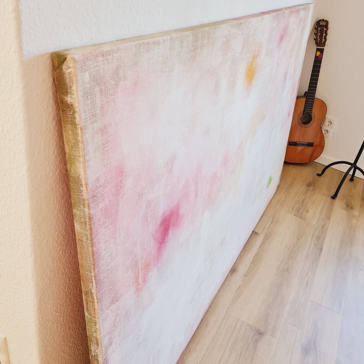 VORHANDEN weisses pastelliges grosses Bild /modern Art Abstrakte Bilder & moderne Auftragsmalerei, abstrakte große bilder online kaufen, Auftrags Malere