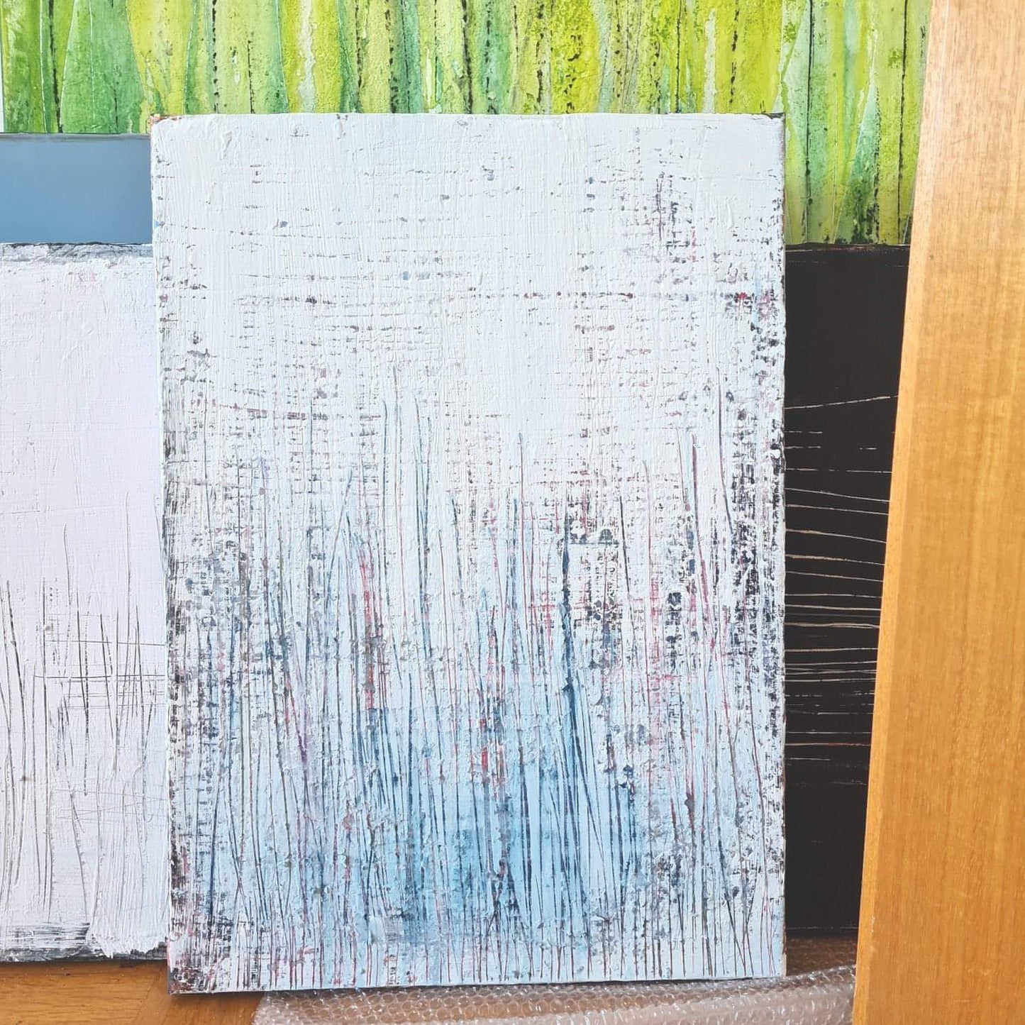 Ausgleich / 70 x 50 cm / weiss, Ausgleich / 100 x 80 cm / weiss, Ausgleich / 100 x 120 cm / weiss, Ausgleich / 100 x 160 cm / weiss abstrakte acrylbilder auf leinwand