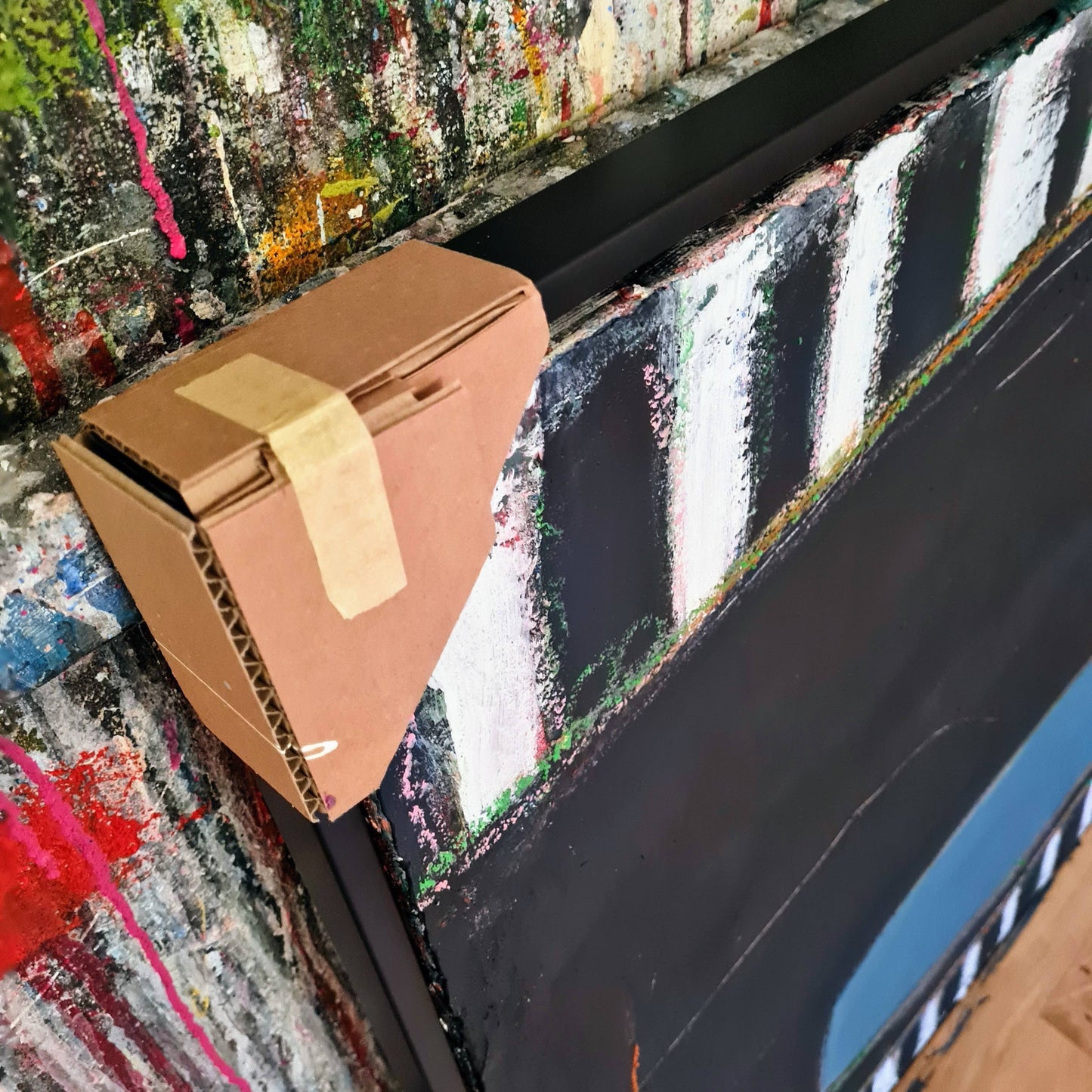 VORHANDEN / abstraktes Gemälde Kunst Abstrakte Bilder & moderne Auftragsmalerei, abstrakte große bilder online kaufen, Auftrags Malere