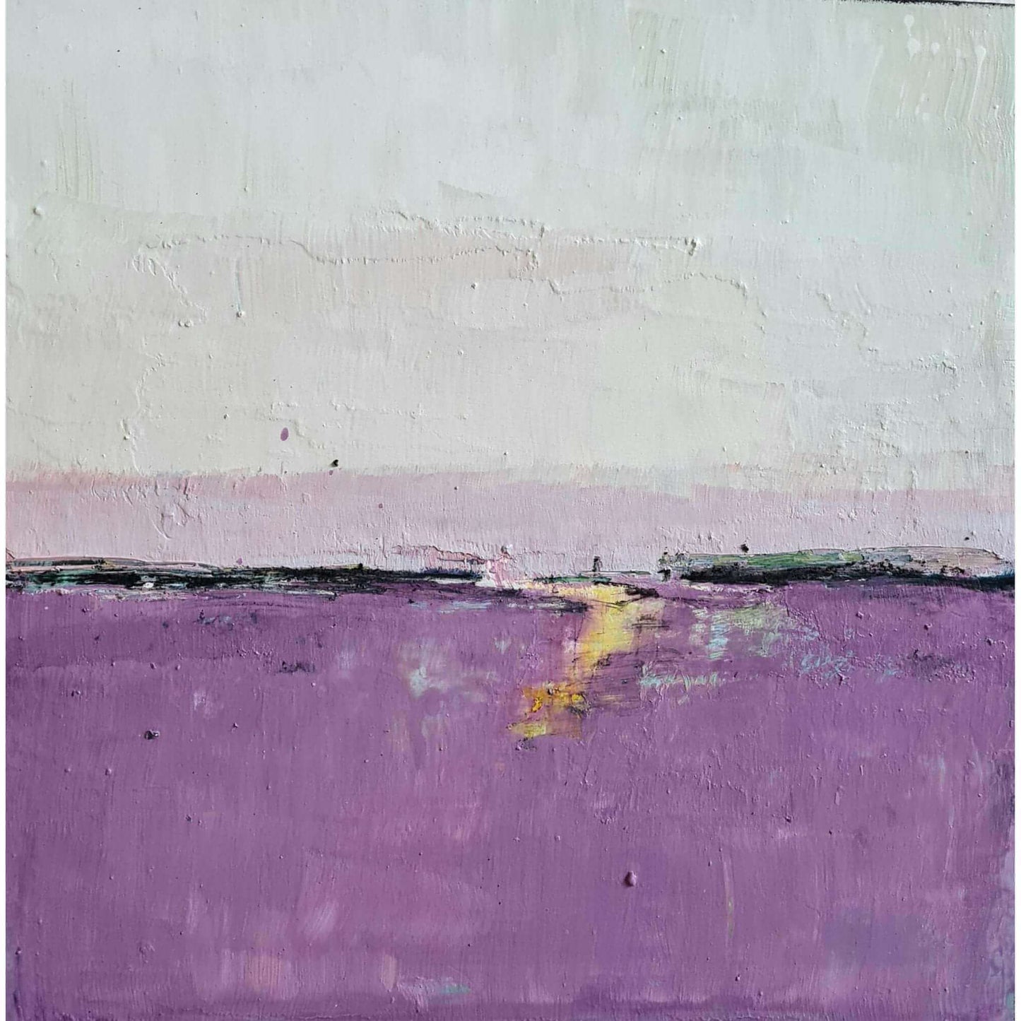 Verträumt 3 / 30 x 30 cm / lila abstrakte acrylbilder auf leinwand