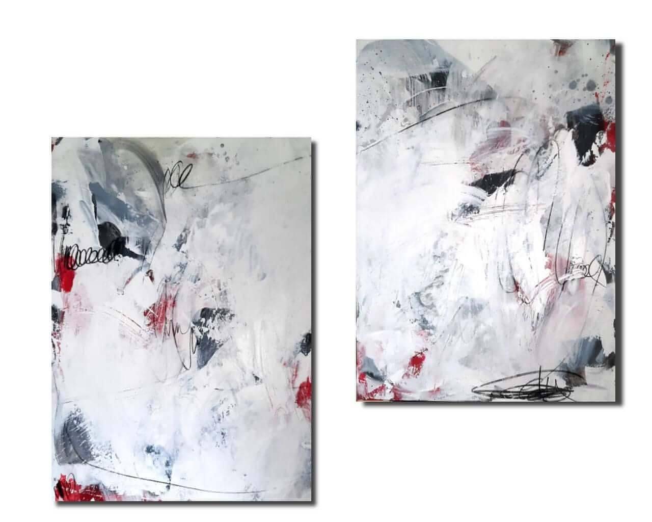 100 x 80 cm / weiss / Auf gehts, 120 x 100 cm / weiss / Auf gehts, 160 x 100 cm / weiss / Auf gehts, 160 x 160 cm / weiss / Auf gehts, Panoramaformat 220 x 70 cm / weiss / Auf gehts, Panoramaformat 300 x 60 cm / weiss / Auf gehts abstrakte acrylbilder auf leinwand