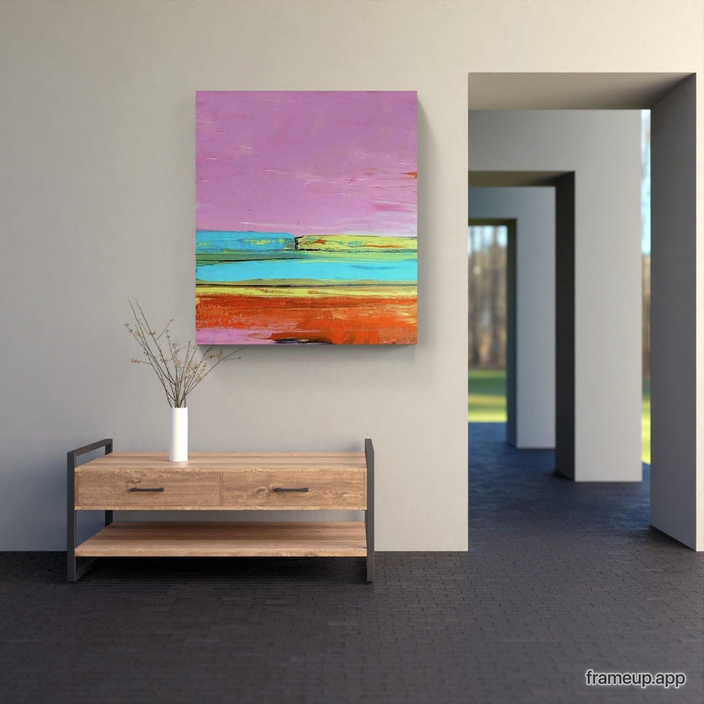 Tagtraum / 50 x 70 cm / rosa, Tagtraum / 100 x 80 cm / rosa, Tagtraum / 100 x 120 cm / rosa, Tagtraum / 100 x 140 cm / rosa, Tagtraum / 140 x 140 cm / rosa abstrakte acrylbilder auf leinwand