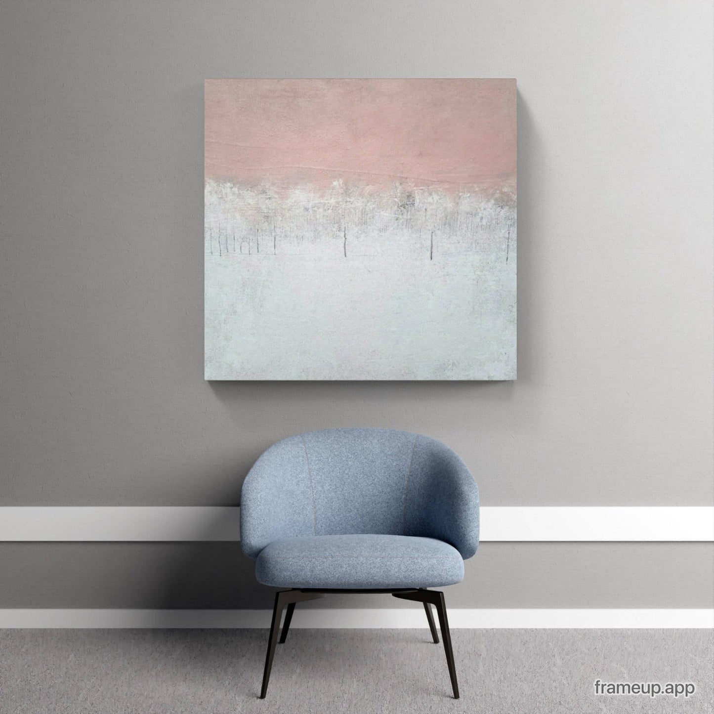Ich will nachhause / 100 x 100 cm / weiss rosa, Ich will nachhause / 120 x 120 cm / weiss rosa, Ich will nachhause / 140 x 140 cm / weiss rosa, Ich will nachhause / 160 x 160 cm / weiss rosa abstrakte acrylbilder auf leinwand