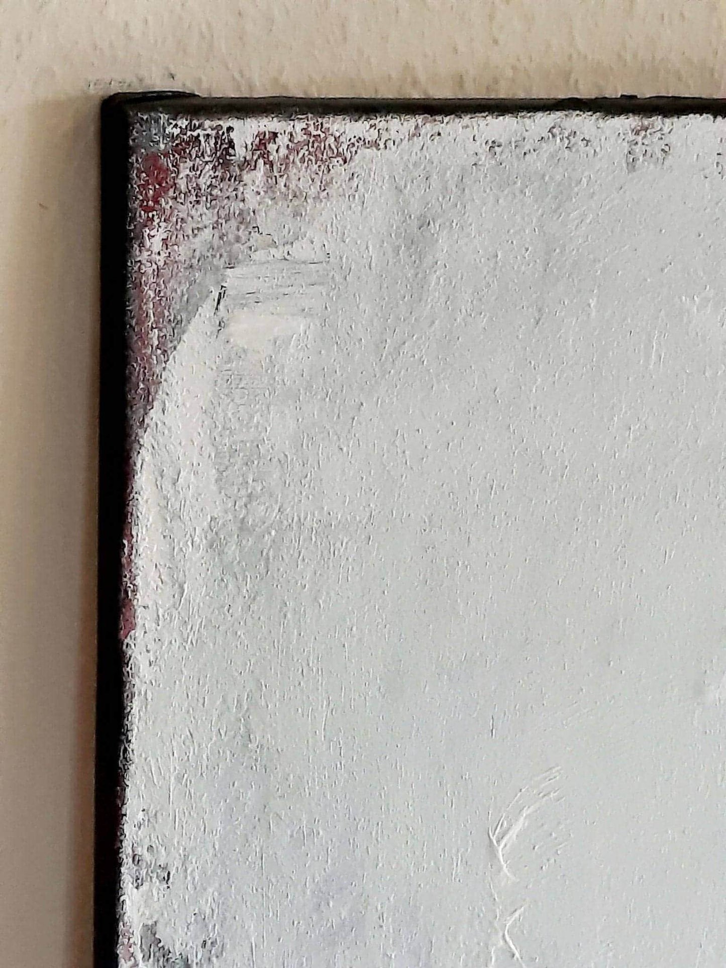 Großes Spachtelbild in Weiß mit starkem Relief Abstrakte Bilder & moderne Auftragsmalerei, abstrakte große bilder online kaufen, Auftrags Malere