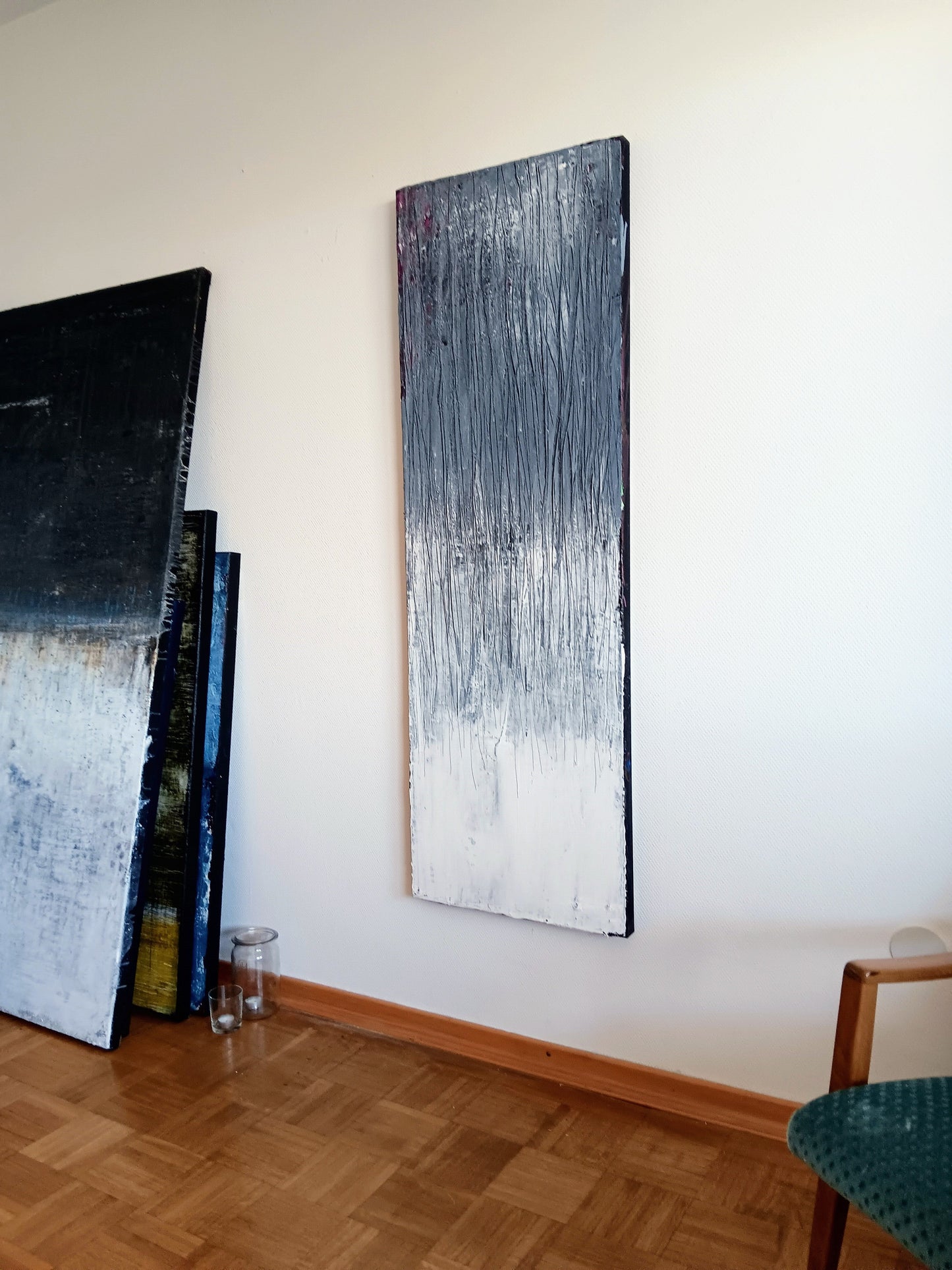 Entdecke die Magie eines idyllischen Geheimwegs - Kunstwerk inspiriert von einer Woche an der Ostsee Abstrakte Bilder & moderne Auftragsmalerei, abstrakte große bilder online kaufen, Auftrags Malere