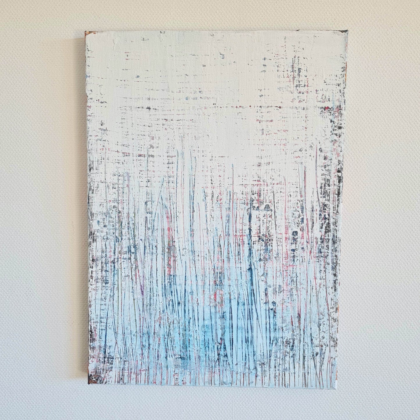 Ausgleich / 70 x 50 cm / weiss, Ausgleich / 100 x 80 cm / weiss, Ausgleich / 100 x 120 cm / weiss, Ausgleich / 100 x 160 cm / weiss abstrakte acrylbilder auf leinwand
