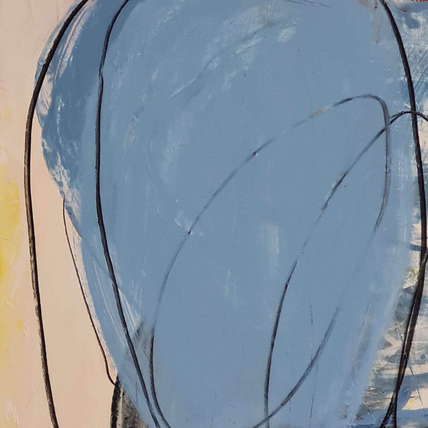 Abstrakte blaues Kunst als Auftrag für minimalistisches Wohnen Abstrakte Bilder & moderne Auftragsmalerei, abstrakte große bilder online kaufen, Auftrags Malere