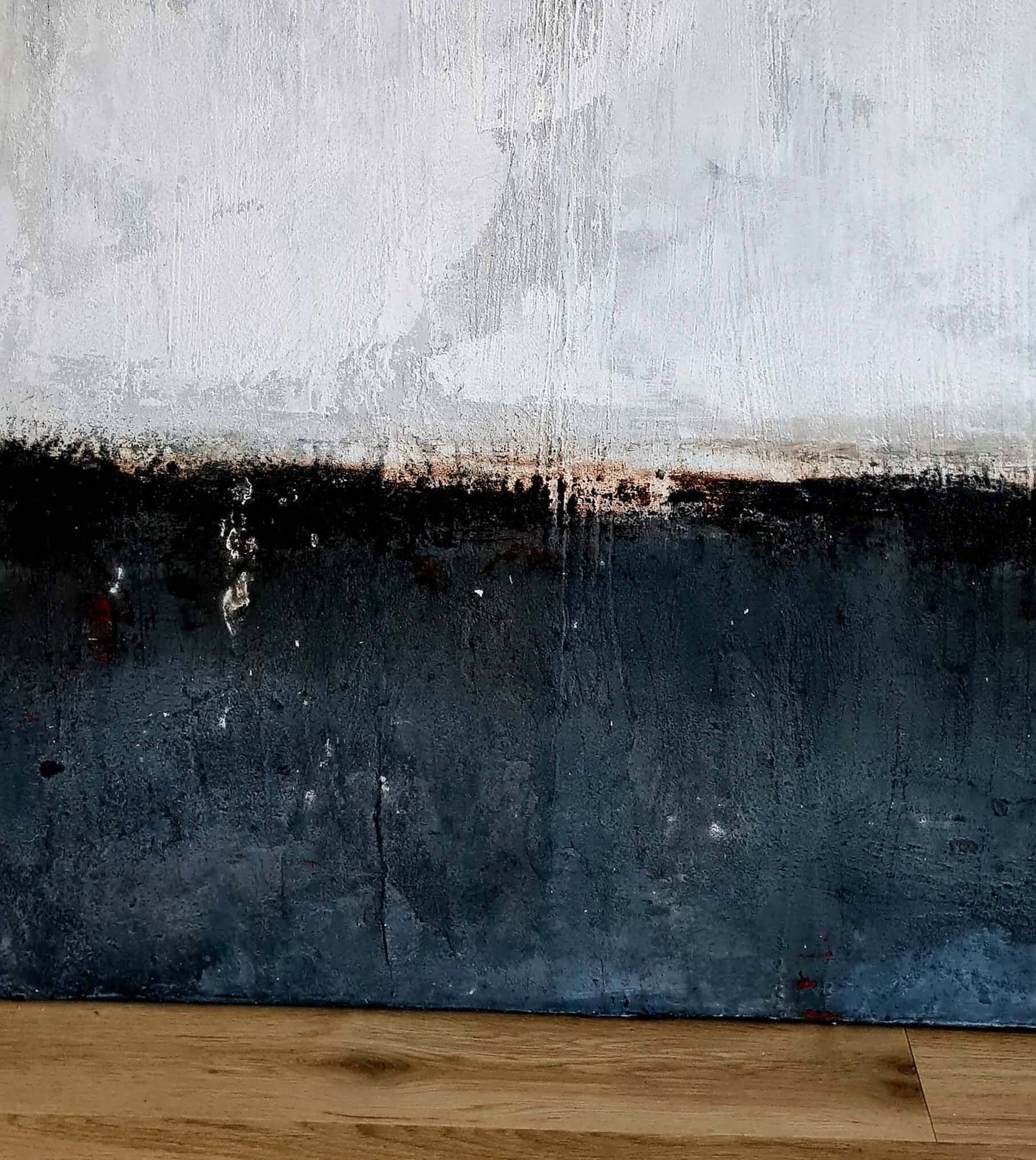VORHANDEN / abstraktes weißes großes Bild - Art Abstrakte Bilder & moderne Auftragsmalerei, abstrakte große bilder online kaufen, Auftrags Malere