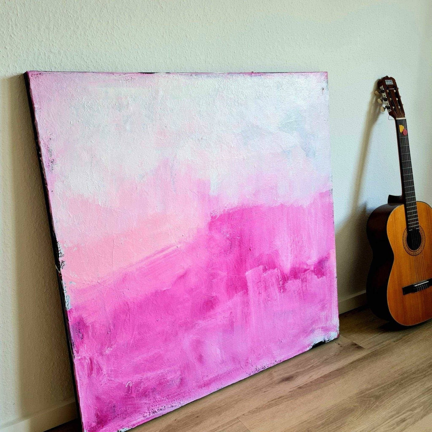 Freiheit II / 100 x 100 cm / weiss, Freiheit II / 140 x 140 cm / weiss abstrakte acrylbilder auf leinwand