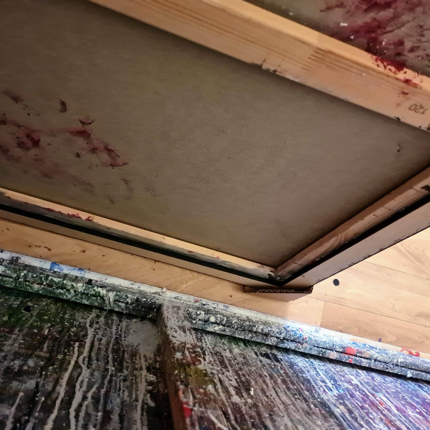 VORHANDEN / abstraktes Gemälde Kunst Abstrakte Bilder & moderne Auftragsmalerei, abstrakte große bilder online kaufen, Auftrags Malere