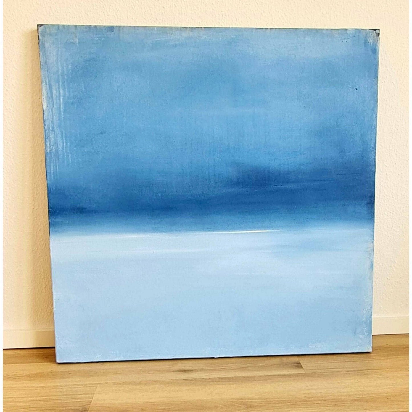 Inne halten / 100 x 100 cm / blau, Inne halten / 100 x 120 cm / blau, Inne halten / 120 x 120 cm / blau, Inne halten / 200 x 120 cm / blau, Inne halten / 160 x 160 cm / blau abstrakte acrylbilder auf leinwand