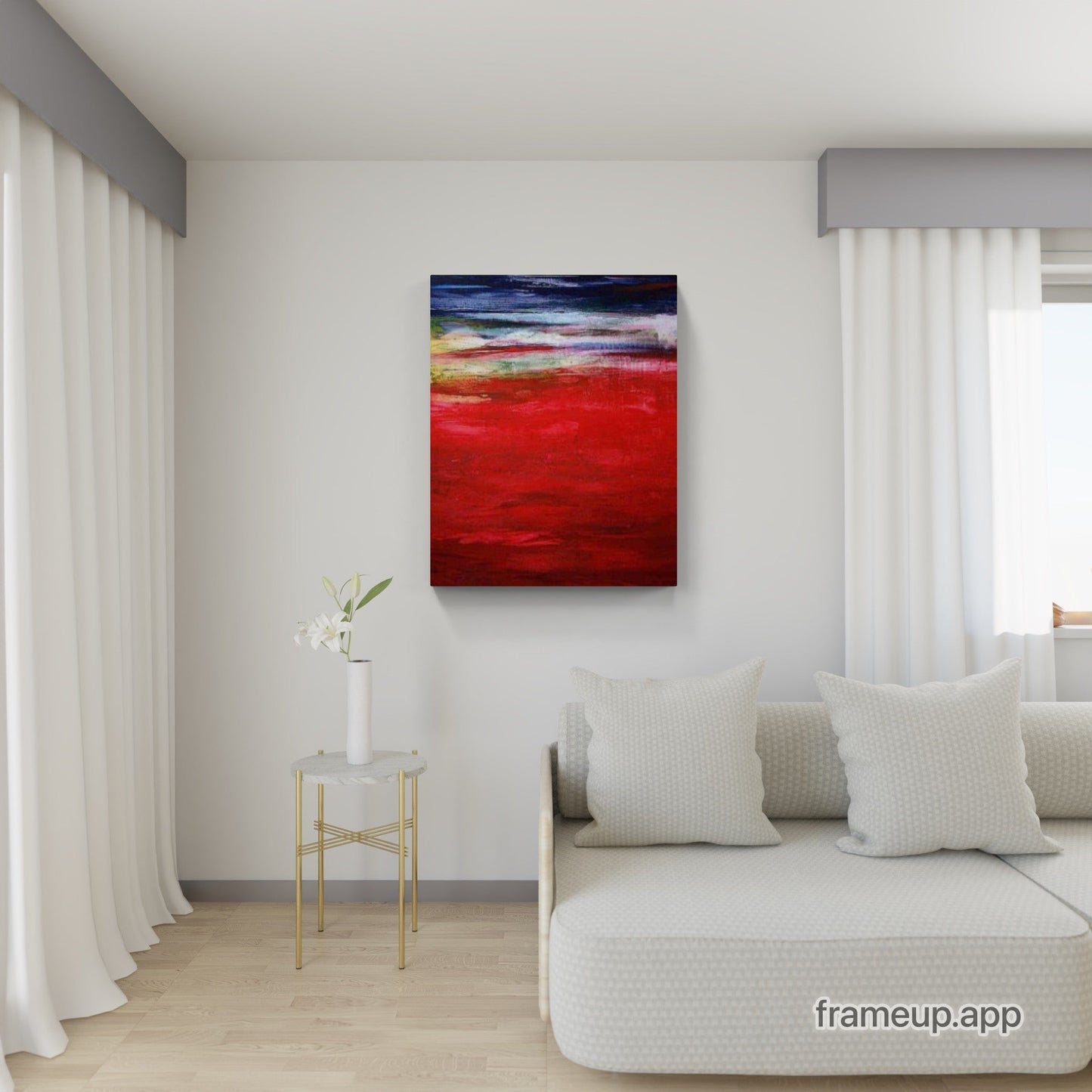 rotes abstraktes Bild als Auftragskunst bestellen "Traumreise" Abstrakte Bilder & moderne Auftragsmalerei, abstrakte große bilder online kaufen, Auftrags Malere
