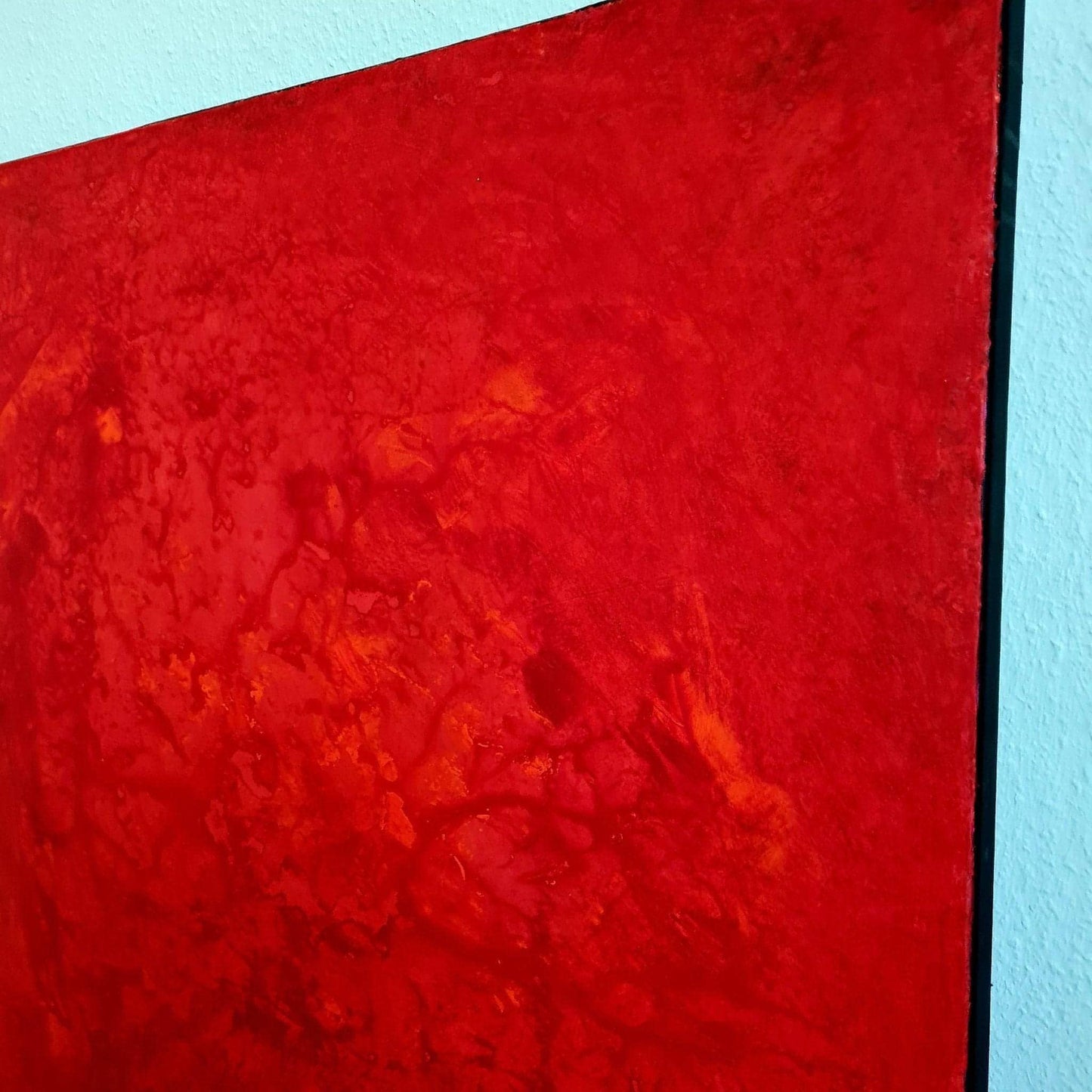 Ein abstraktes Gemälde in intensivem Rot als Ausdruck von Leidenschaft und Gefühl Abstrakte Bilder & moderne Auftragsmalerei, abstrakte große bilder online kaufen, Auftrags Malere