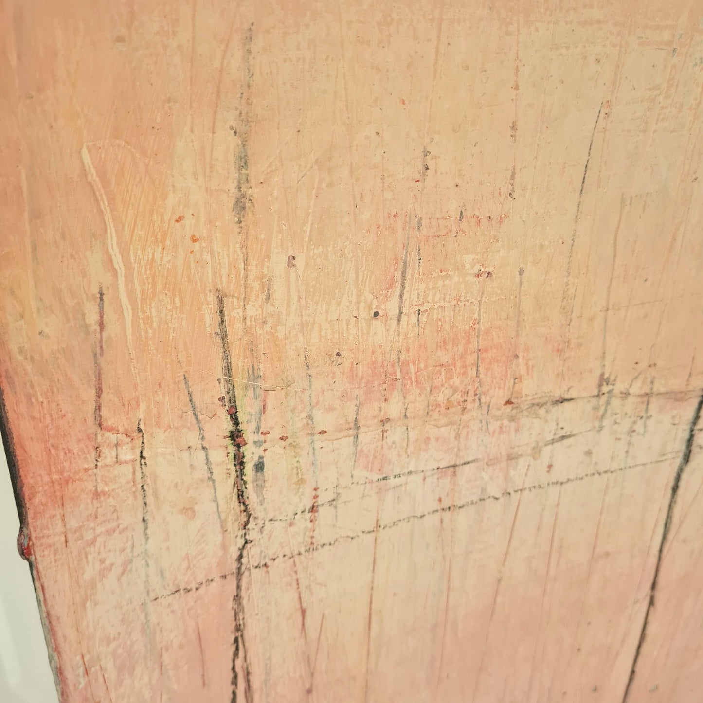 Abstraktes Kunstwerk in Rosa, 120 x 180 cm - Nur einmal vorhanden! Abstrakte Bilder & moderne Auftragsmalerei, abstrakte große bilder online kaufen, Auftrags Malere