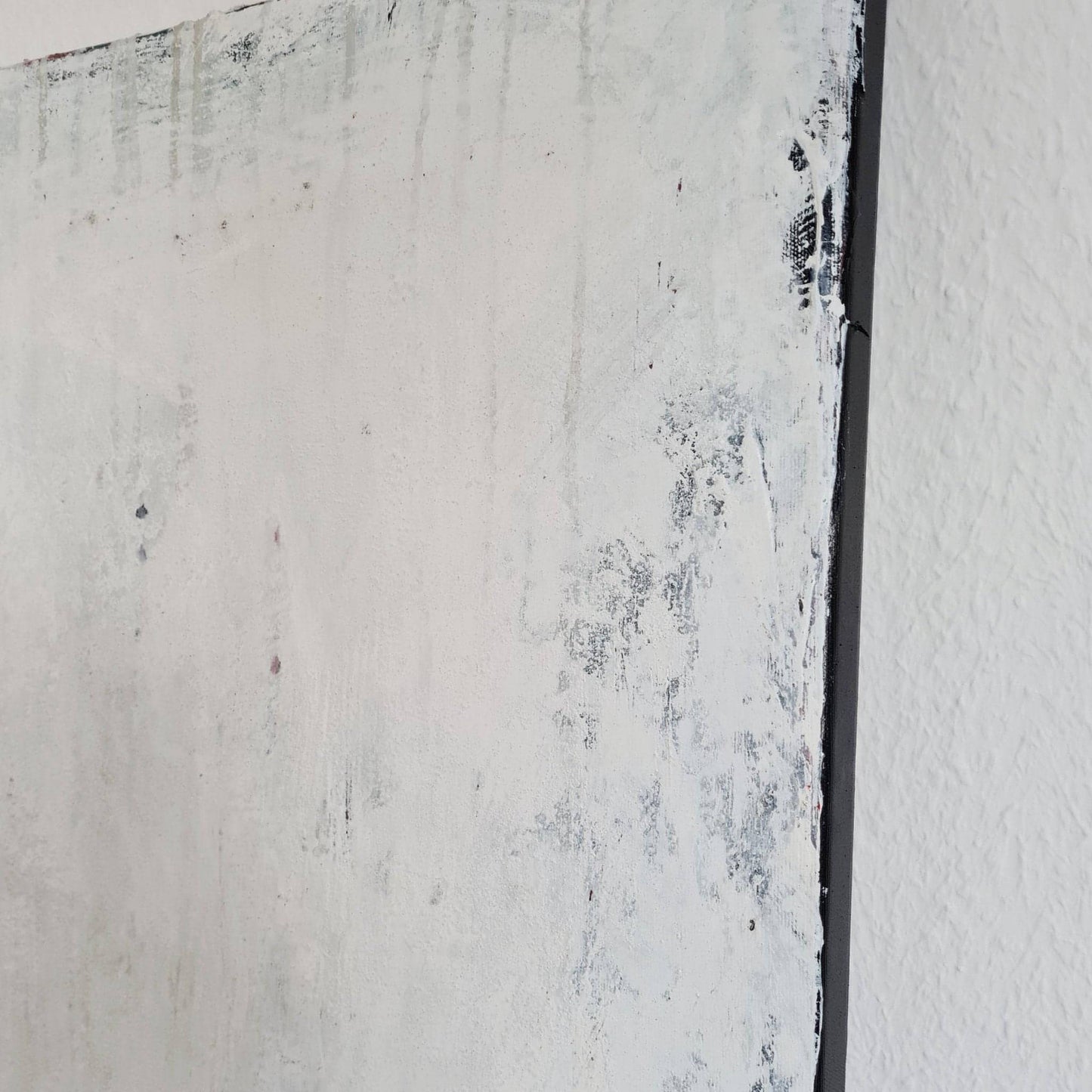 VORHANDEN / abstraktes weißes großes Bild - Art Abstrakte Bilder & moderne Auftragsmalerei, abstrakte große bilder online kaufen, Auftrags Malere