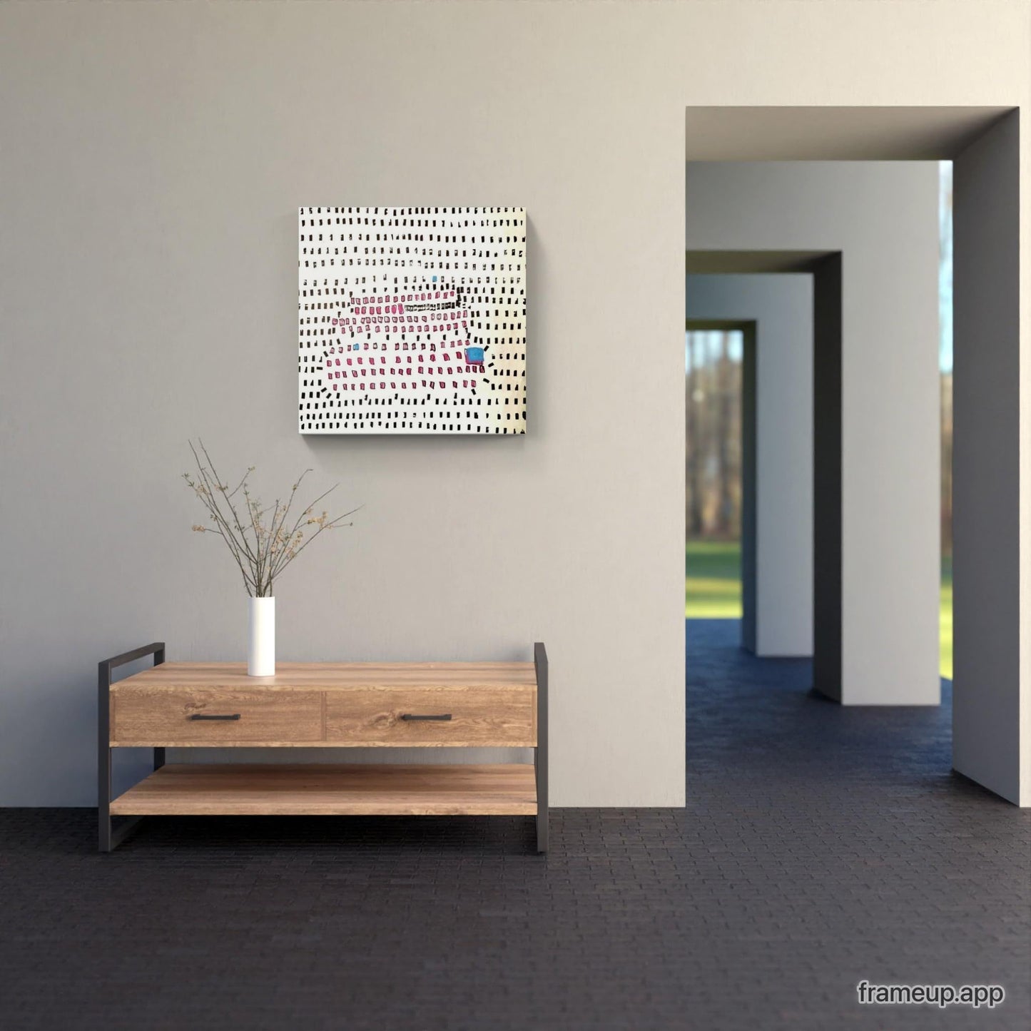 Auch im Regen siehst du mich / 60 x 60 cm / schwarzweiss, Auch im Regen siehst du mich / 120 x 120 cm / schwarzweiss, Auch im Regen siehst du mich / 120 x 200 cm / schwarzweiss abstrakte acrylbilder auf leinwand