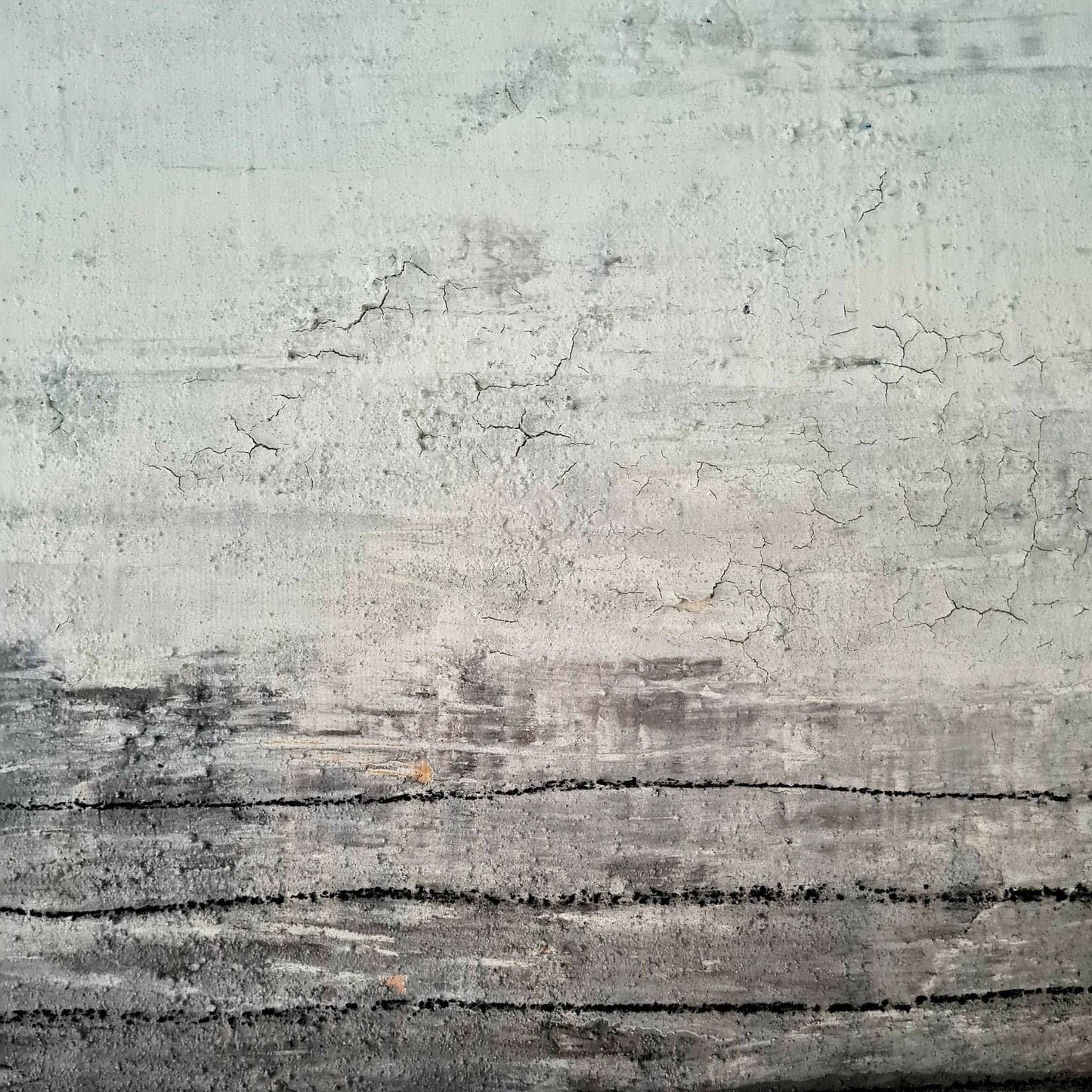 schwarzweißes Abstraktes Gemälde "Zwei Seiten (2)" aus regionalen Hölzern mit minimalistischem Design Abstrakte Bilder & moderne Auftragsmalerei, abstrakte große bilder online kaufen, Auftrags Malere