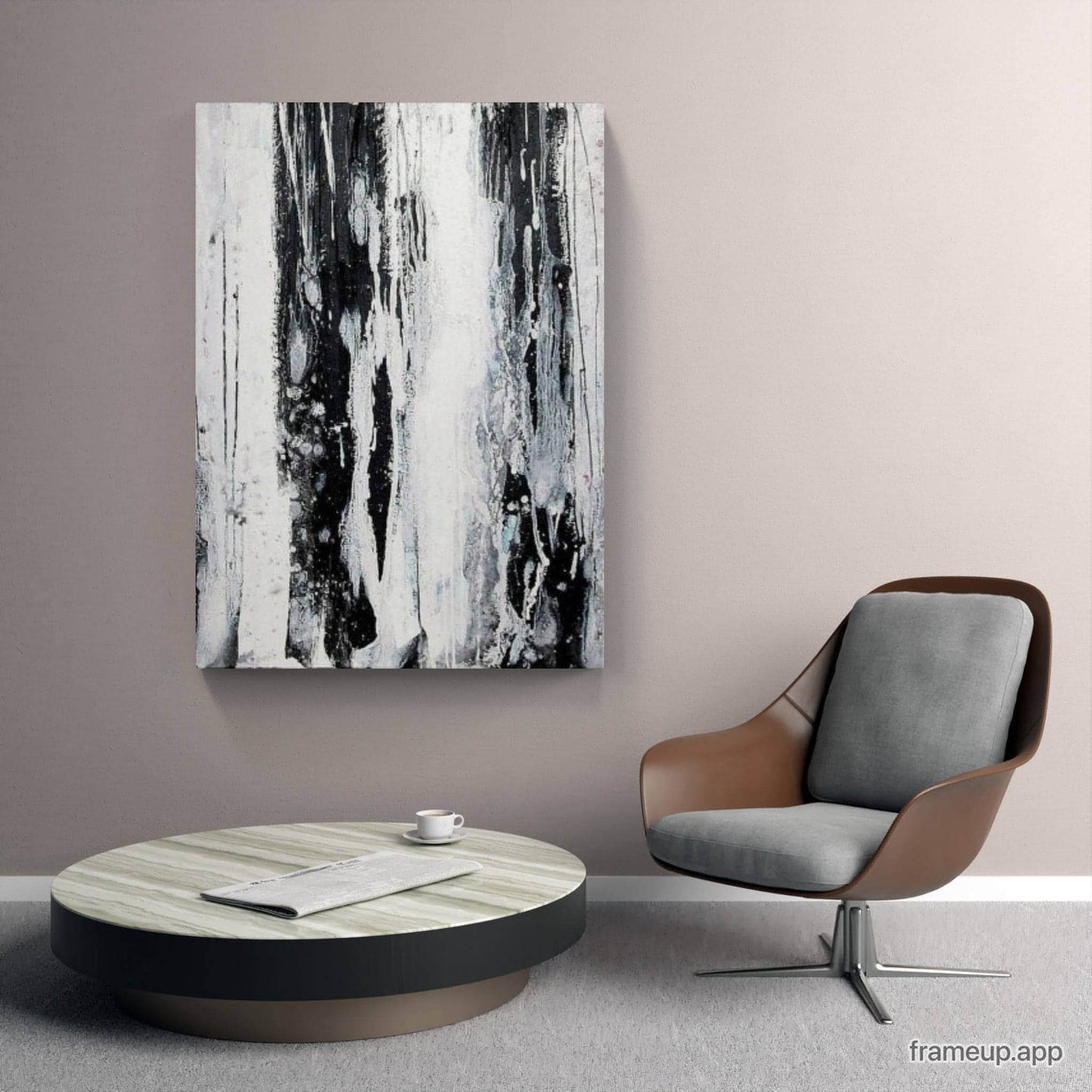 Regentropfen / 100 x 80 cm / s/w, Regentropfen / 100 x 100 cm / s/w, Regentropfen / 120 x 120 cm / s/w abstrakte acrylbilder auf leinwand