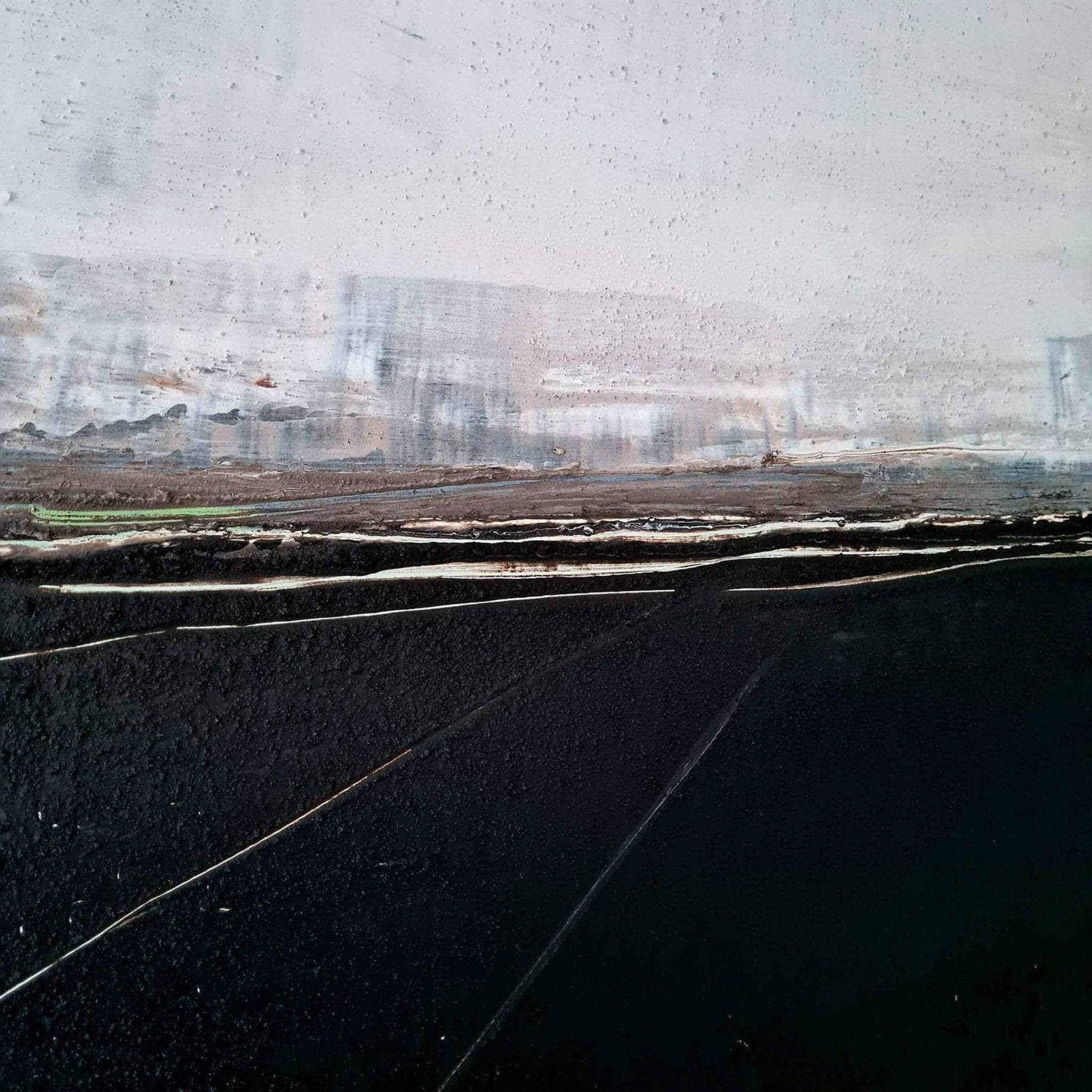 Ruhe / 50 x 70 cm / schwarz weiß, Ruhe / 100 x 80 cm / schwarz weiß, Ruhe / 120 x 100 cm / schwarz weiß, Ruhe / 200 x 120 cm / schwarz weiß abstrakte acrylbilder auf leinwand