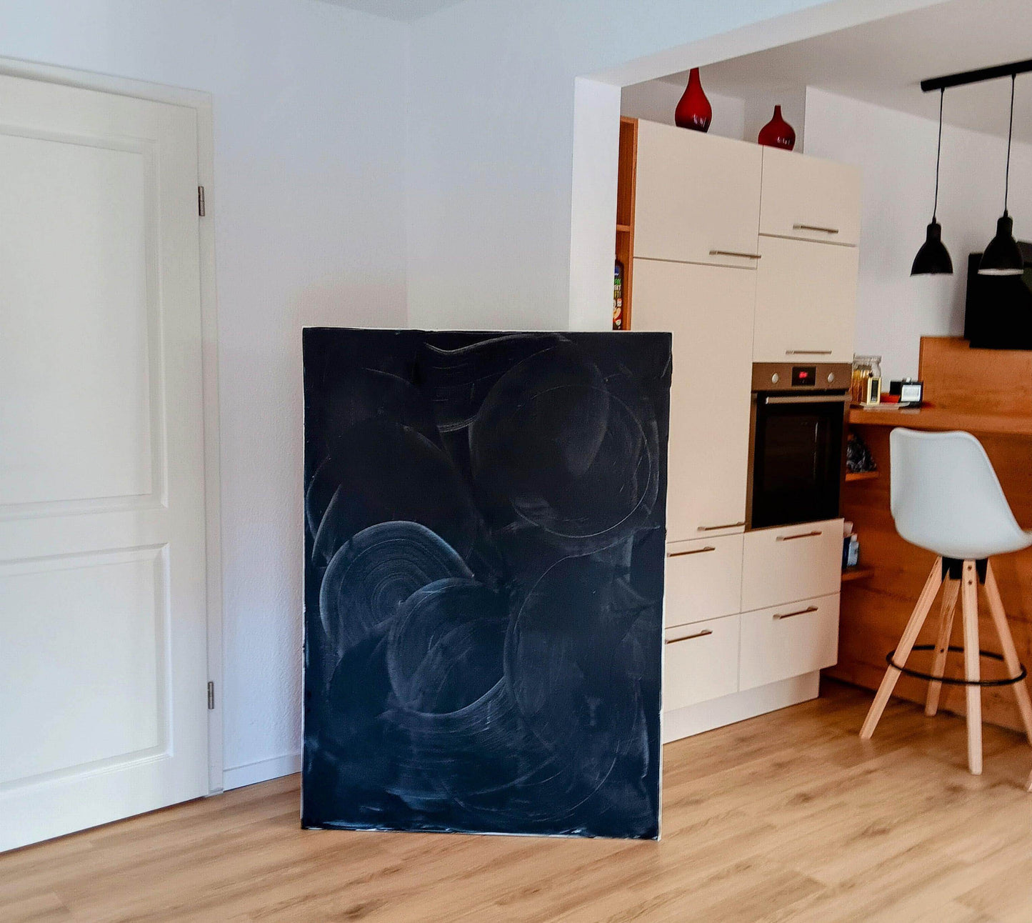 120 x 160 cm / Mitte des Lebens / schwarz, 160 x 100 cm / Mitte des Lebens / schwarz, 200 x 100 cm / Mitte des Lebens / schwarz, 160 x 160 cm / Mitte des Lebens / schwarz, 2 x 100 x 100 cm / Mitte des Lebens / schwarz abstrakte acrylbilder auf leinwand