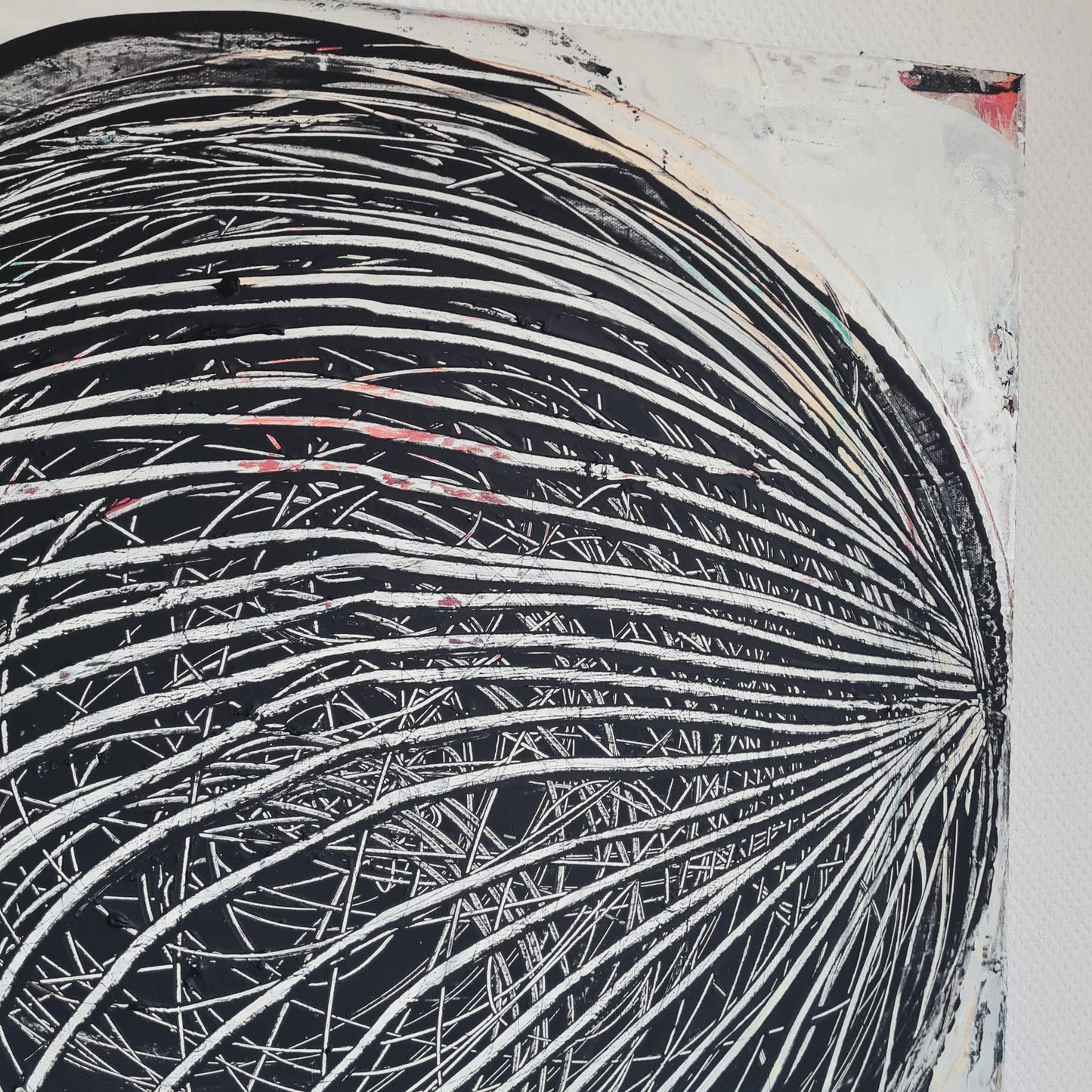 Durchsicht / 60 x 60 cm / schwarzweiss, Durchsicht / 70 x 70 cm / schwarzweiss, Durchsicht / 80 x 80 cm / schwarzweiss, Durchsicht / 100 x 100 cm / schwarzweiss, Durchsicht / 120 x 120 cm / schwarzweiss, Durchsicht / 160 x 160 cm / schwarzweiss abstrakte acrylbilder auf leinwand