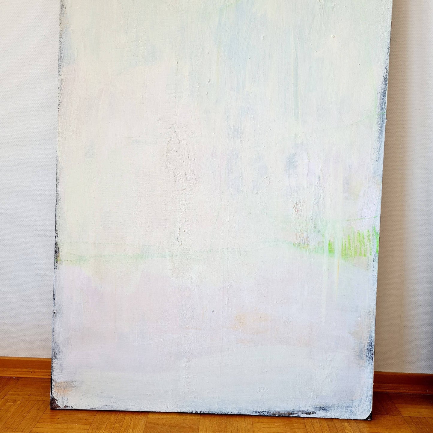 Maßgeschneidertes Kunstwerk: Großes, weißes Gemälde auf Leinwand nach Ihren Wünschen Abstrakte Bilder & moderne Auftragsmalerei, abstrakte große bilder online kaufen, Auftrags Malere