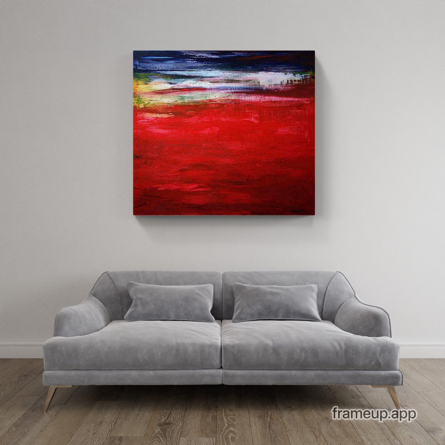 rotes abstraktes Bild als Auftragskunst bestellen "Traumreise" Abstrakte Bilder & moderne Auftragsmalerei, abstrakte große bilder online kaufen, Auftrags Malere