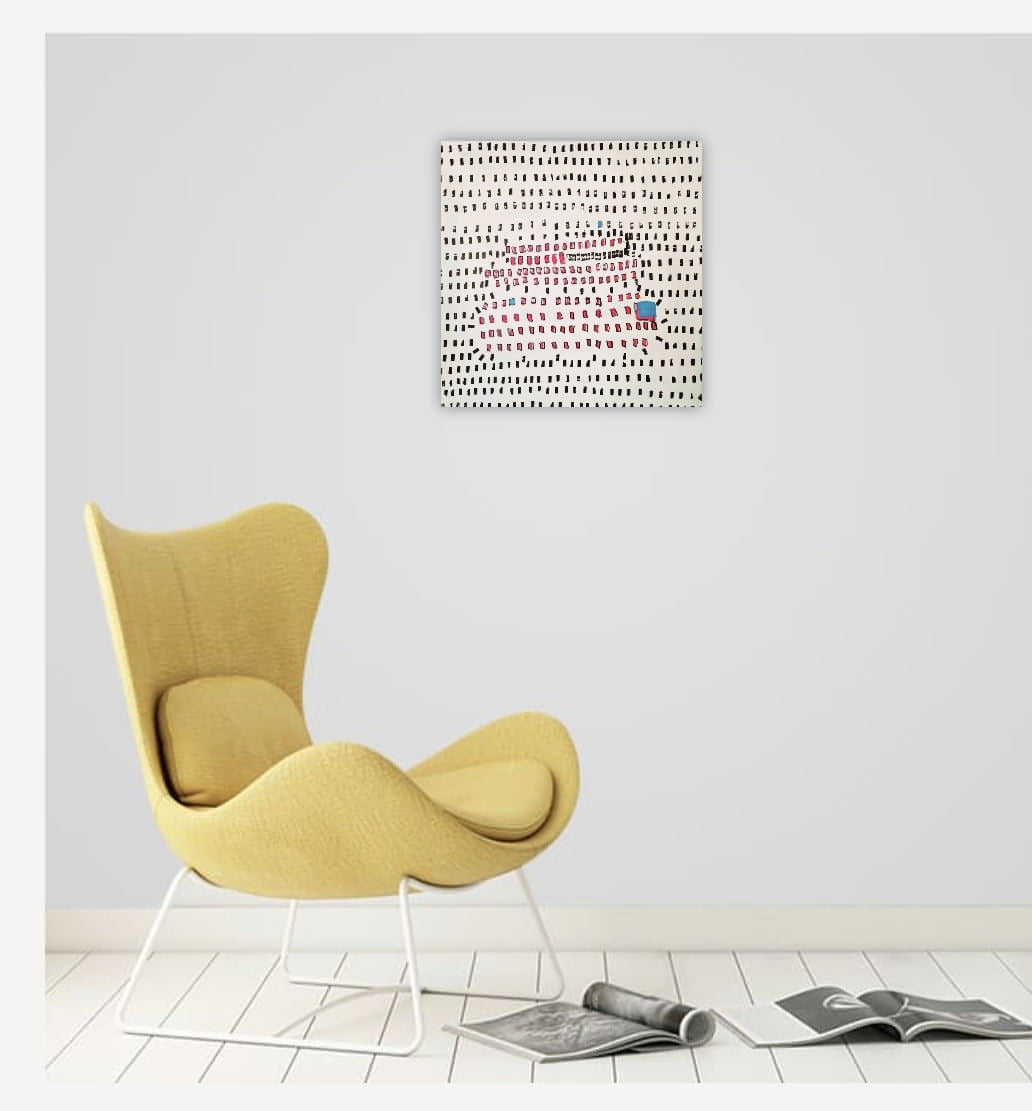 Auch im Regen siehst du mich / 60 x 60 cm / schwarzweiss, Auch im Regen siehst du mich / 120 x 120 cm / schwarzweiss, Auch im Regen siehst du mich / 120 x 200 cm / schwarzweiss abstrakte acrylbilder auf leinwand