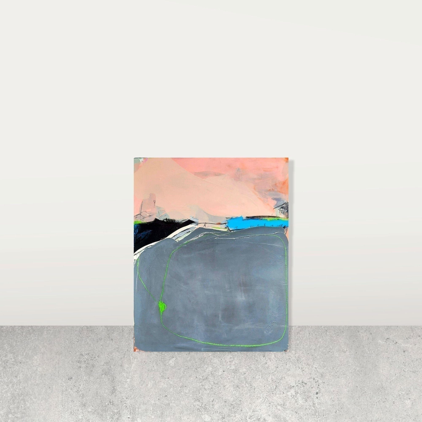 Landschaftsbild als Auftrag - Kunst zum Hineinträumen Abstrakte Bilder & moderne Auftragsmalerei, abstrakte große bilder online kaufen, Auftrags Malere