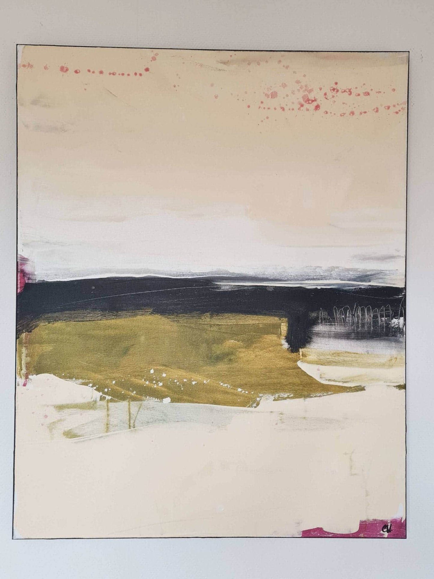 Grünes Kunstwerk: Erleben Sie die Schönheit einer Nachtwanderung in den Dünen Nachtwanderung in den Dünen / grün / 100 x 80 cm, Nachtwanderung in den Dünen / grün / 140 x 140 cm, Nachtwanderung in den Dünen / grün / 120 x 160 cm Abstrakte Bilder & moderne Auftragskunst Abstrakte Bilder von Conny Wachsmann in Auftrag geben - Bringen Sie Ihre und meine Vision zum Leben