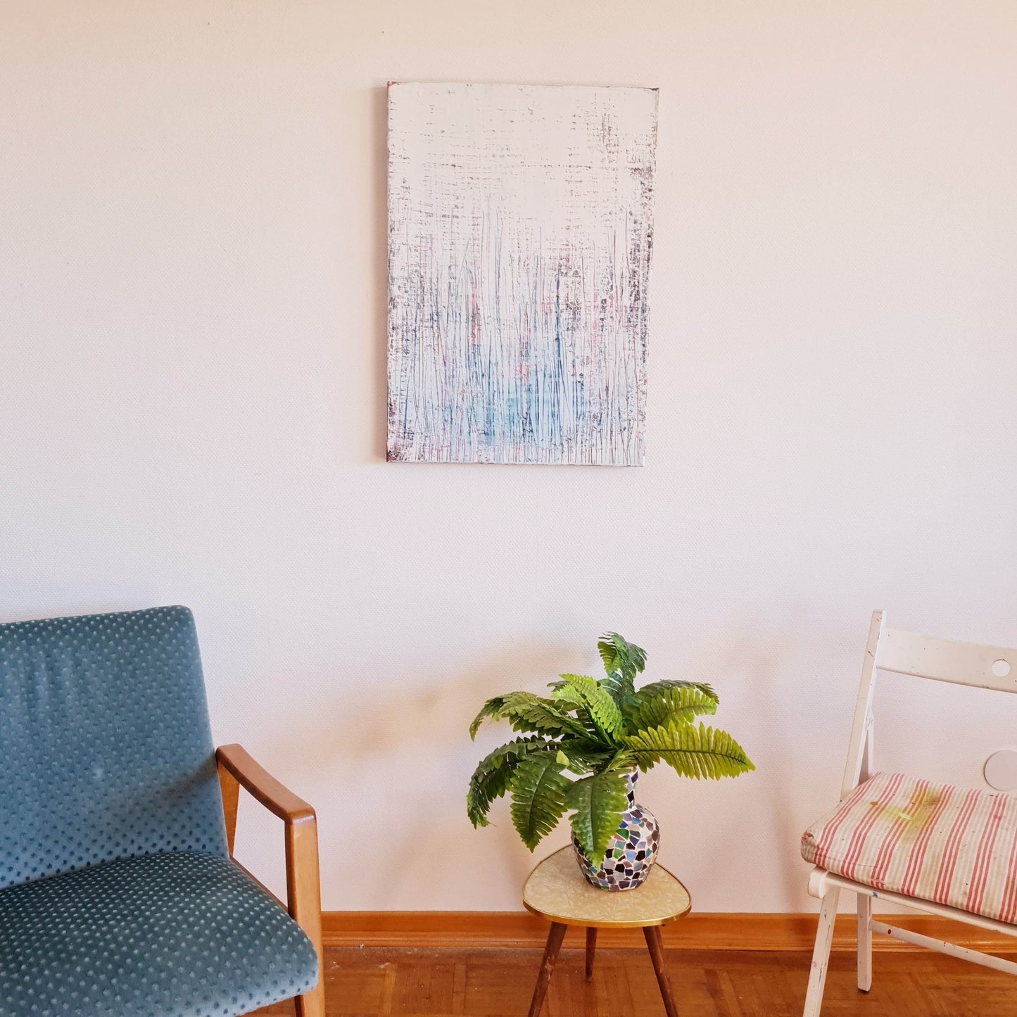 Ausgleich / 70 x 50 cm / weiss, Ausgleich / 100 x 80 cm / weiss, Ausgleich / 100 x 120 cm / weiss, Ausgleich / 100 x 160 cm / weiss abstrakte acrylbilder auf leinwand