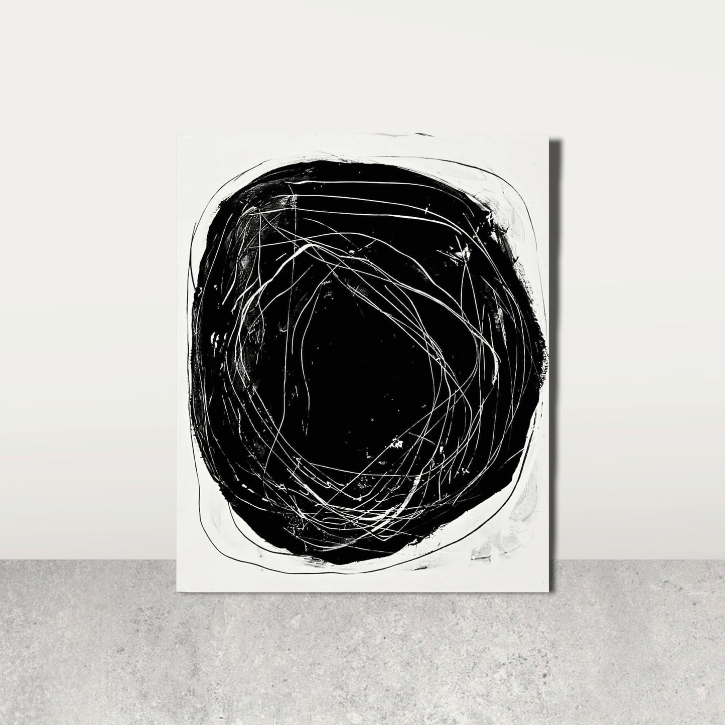Die Kunst der Reduktion: Warum schwarz-weiß Fusionen zeitlose Schönheit ausstrahlen Abstrakte Bilder & moderne Auftragsmalerei, abstrakte große bilder online kaufen, Auftrags Malere