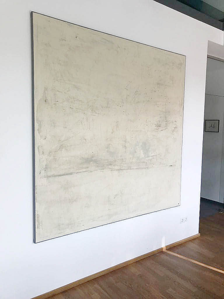 Bild in weiß und beige - Ein individuelles Kunstwerk für Ihre Wand "Meeresrauschen" Abstrakte Bilder & moderne Auftragsmalerei, abstrakte große bilder online kaufen, Auftrags Malere
