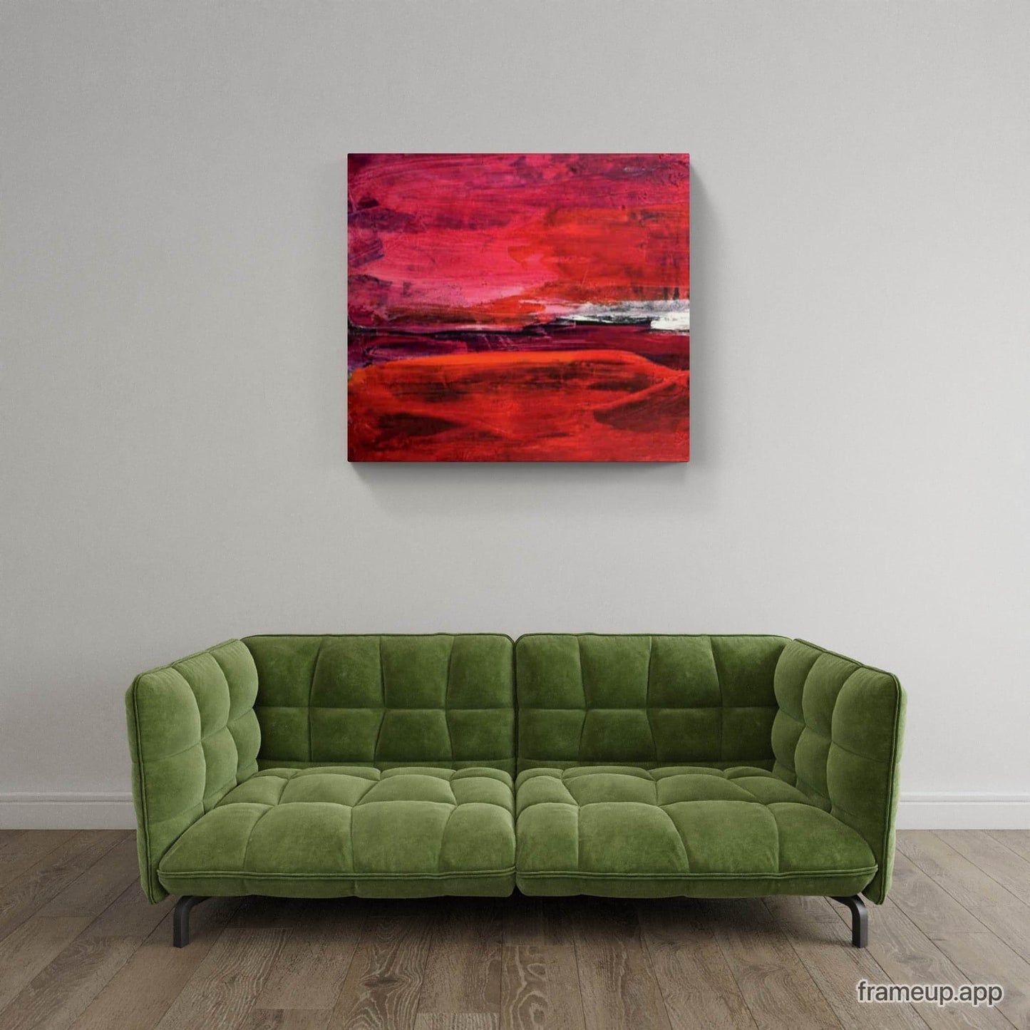 100 x 80 cm / Liebesnest / rot, 120 x 100 cm / Liebesnest / rot, 160 x 100 cm / Liebesnest / rot, 200 x 120 cm / Liebesnest / rot, 180 x 120 cm / rot / Liebesnest / rot, Panoramaformat 300 x 60 cm / Liebesnest / rot abstrakte acrylbilder auf leinwand