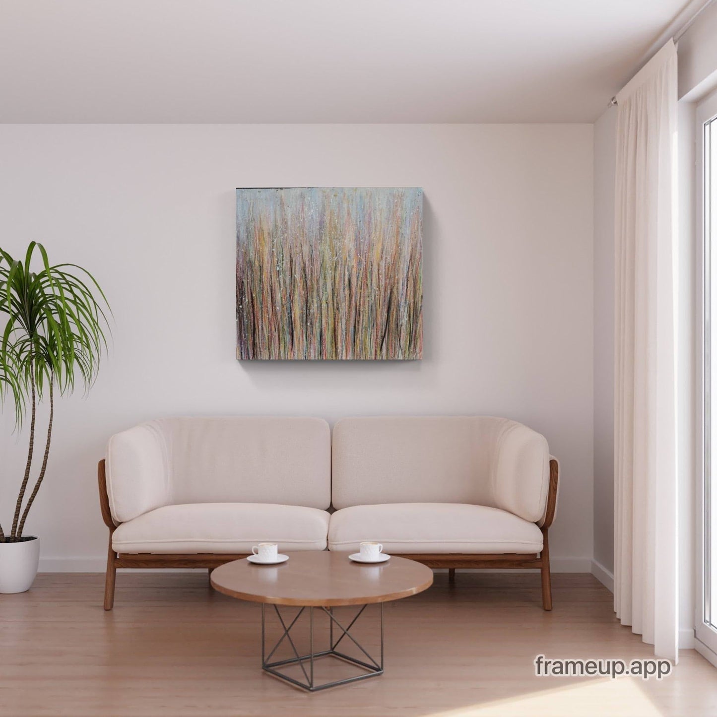 Erstmal wach werden / 120 x 120 cm / Regenbogen, Erstmal wach werden / 100 x 100 cm / Regenbogen, Erstmal wach werden / 80 x 80 cm / Regenbogen, Erstmal wach werden / 160 x 100 cm / Regenbogen abstrakte acrylbilder auf leinwand