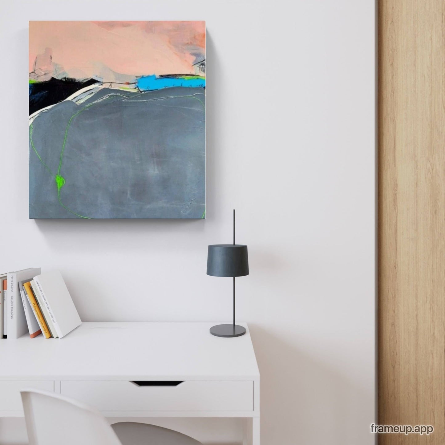 Landschaftsbild als Auftrag - Kunst zum Hineinträumen Abstrakte Bilder & moderne Auftragsmalerei, abstrakte große bilder online kaufen, Auftrags Malere