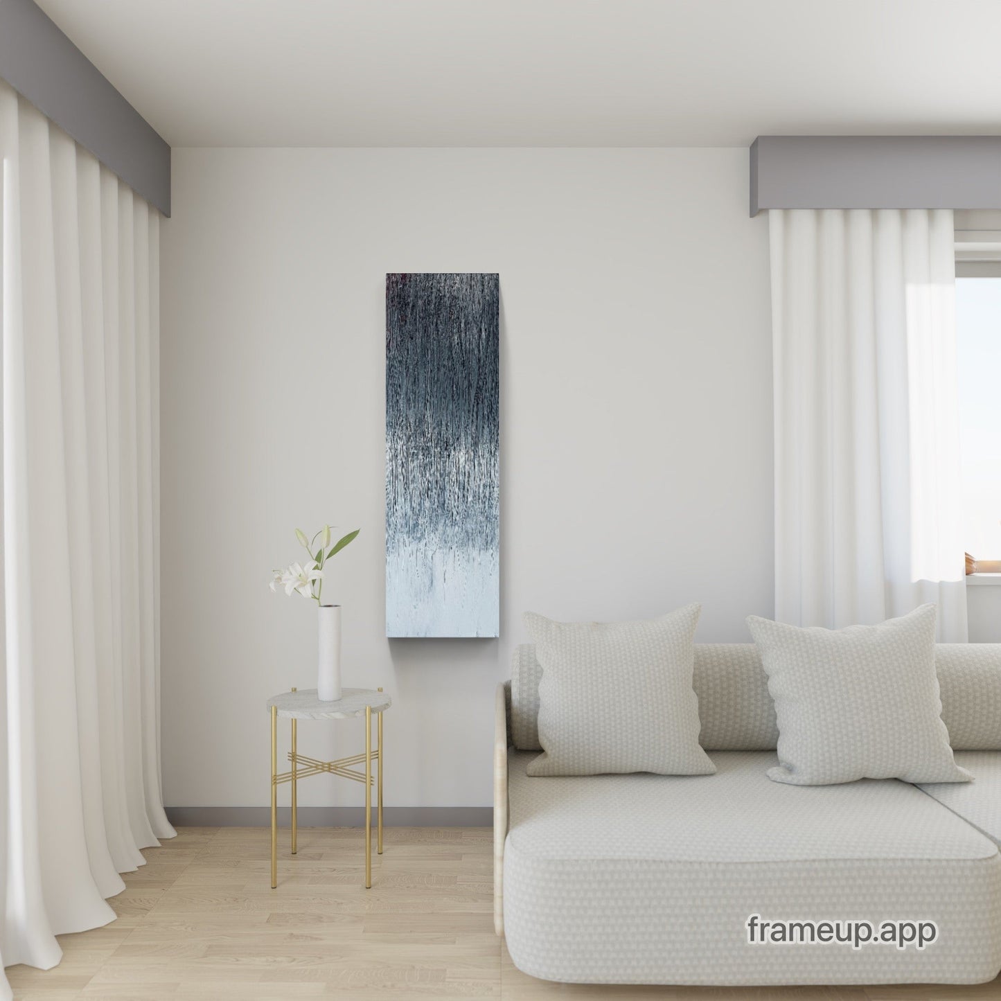 Entdecke die Magie eines idyllischen Geheimwegs - Kunstwerk inspiriert von einer Woche an der Ostsee Abstrakte Bilder & moderne Auftragsmalerei, abstrakte große bilder online kaufen, Auftrags Malere