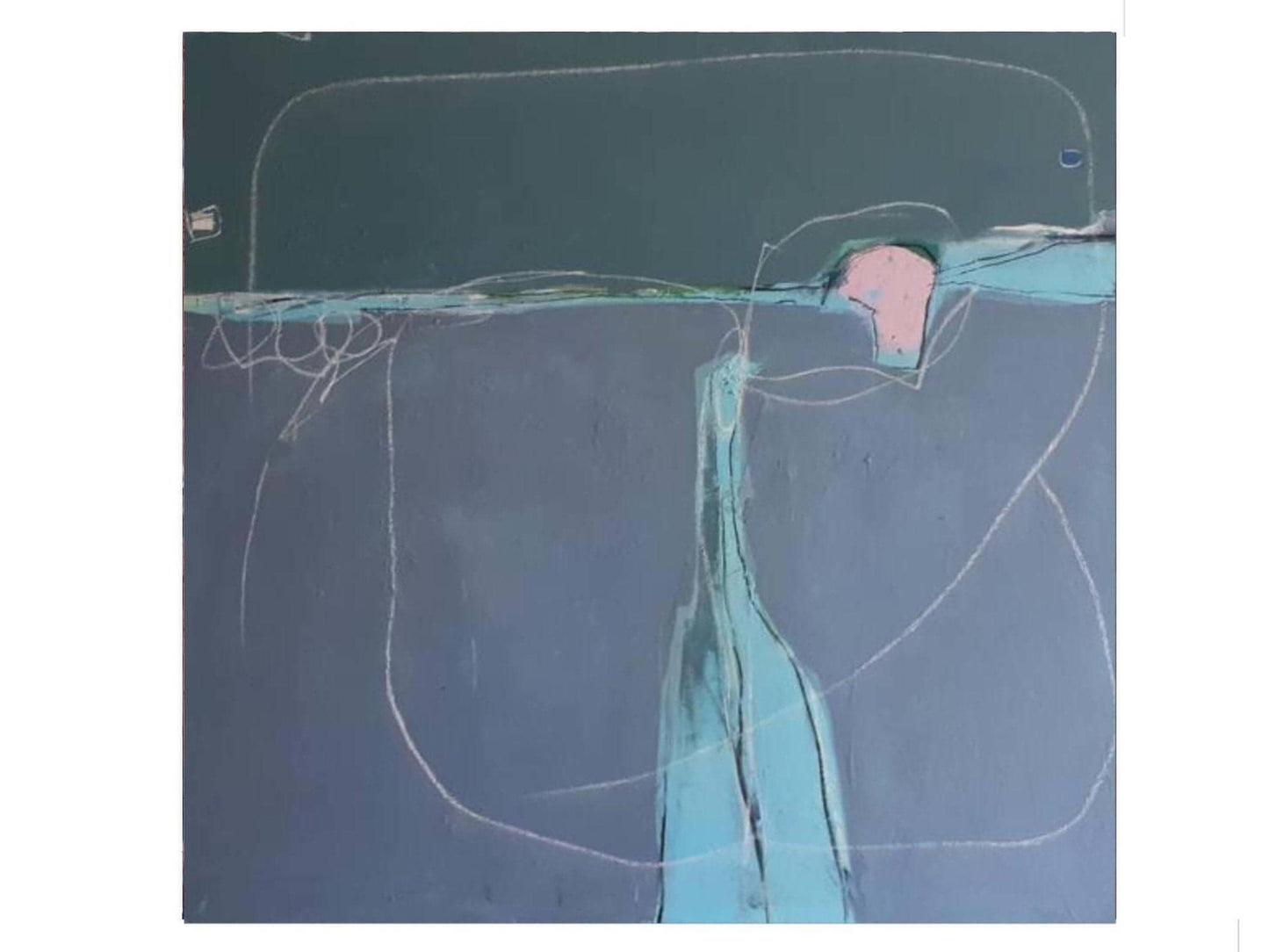 VORHANDEN / graue Bilder Landschaft / art Abstrakte Bilder & moderne Auftragsmalerei, abstrakte große bilder online kaufen, Auftrags Malere