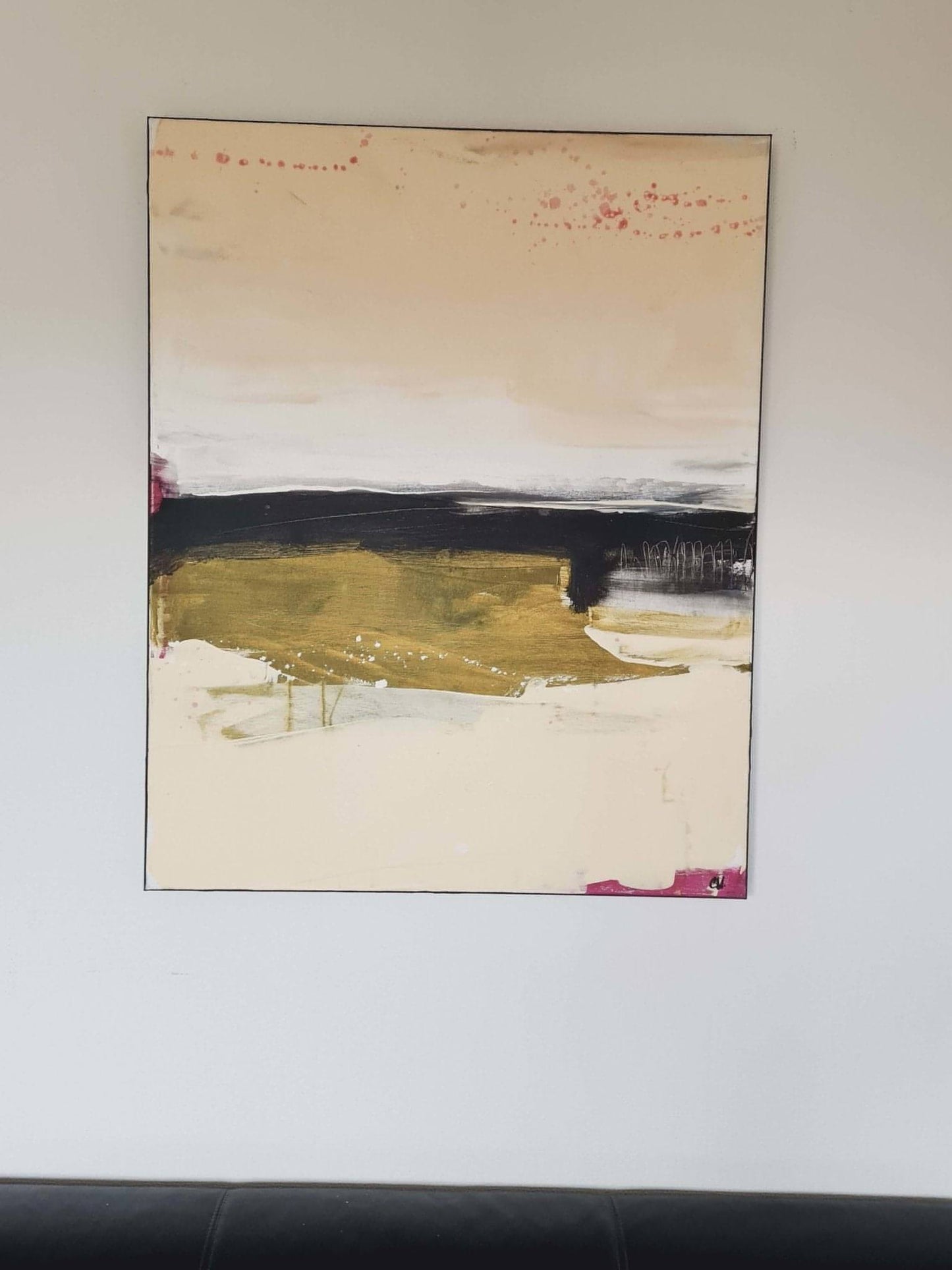 Nachtwanderung in den Dünen / grün / 100 x 80 cm, Nachtwanderung in den Dünen / grün / 140 x 140 cm, Nachtwanderung in den Dünen / grün / 120 x 160 cm abstrakte acrylbilder auf leinwand