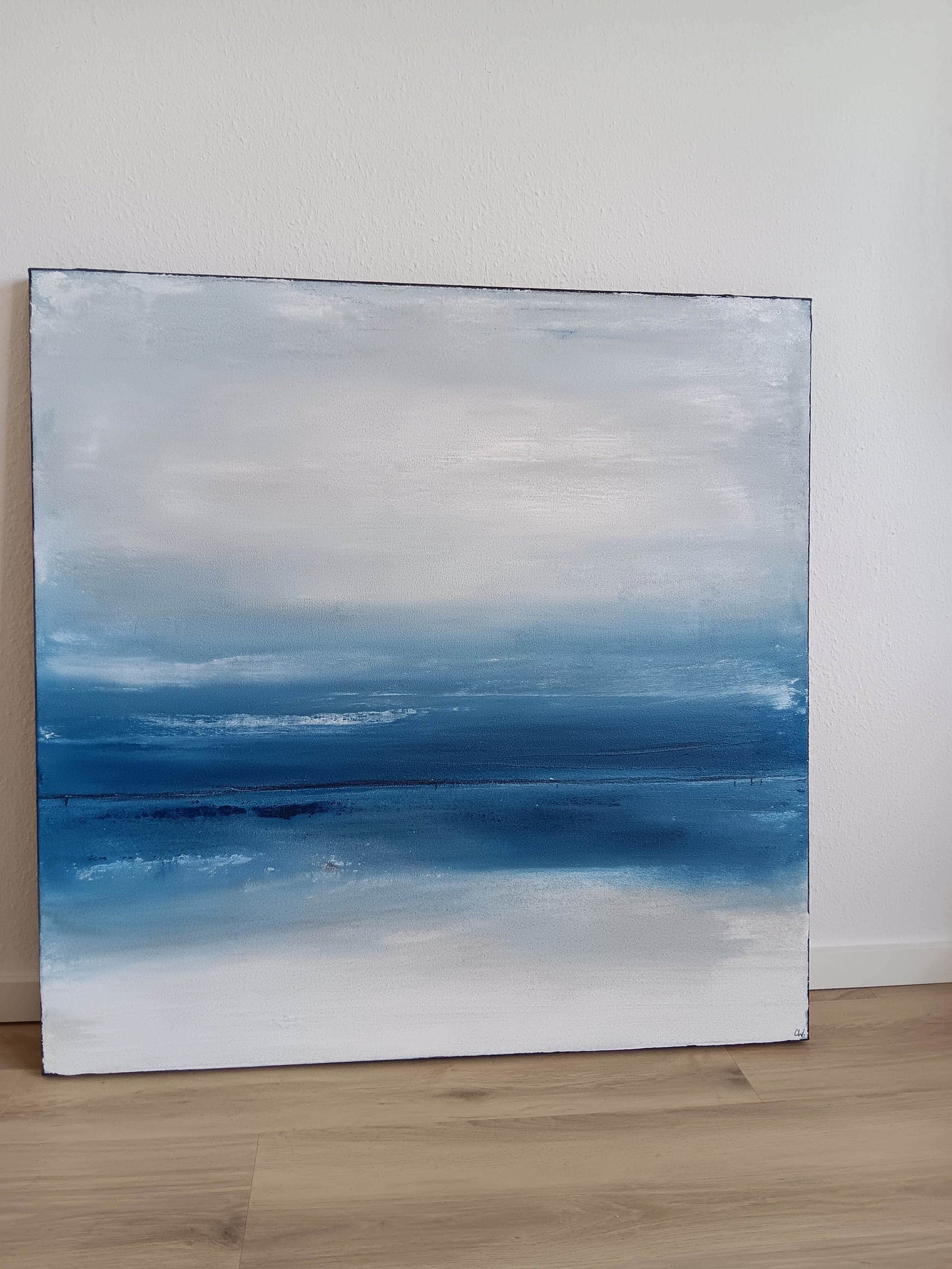 Alte Sandburgen / blau / 120 x 200 cm, Alte Sandburgen / blau / 120 x 100 cm, Alte Sandburgen / blau / 100 x 100 cm, Alte Sandburgen / blau / 70 x 200 cm, Alte Sandburgen / blau / 240 x 200 cm, Alte Sandburgen / weiss / 120 x 200 cm abstrakte acrylbilder auf leinwand