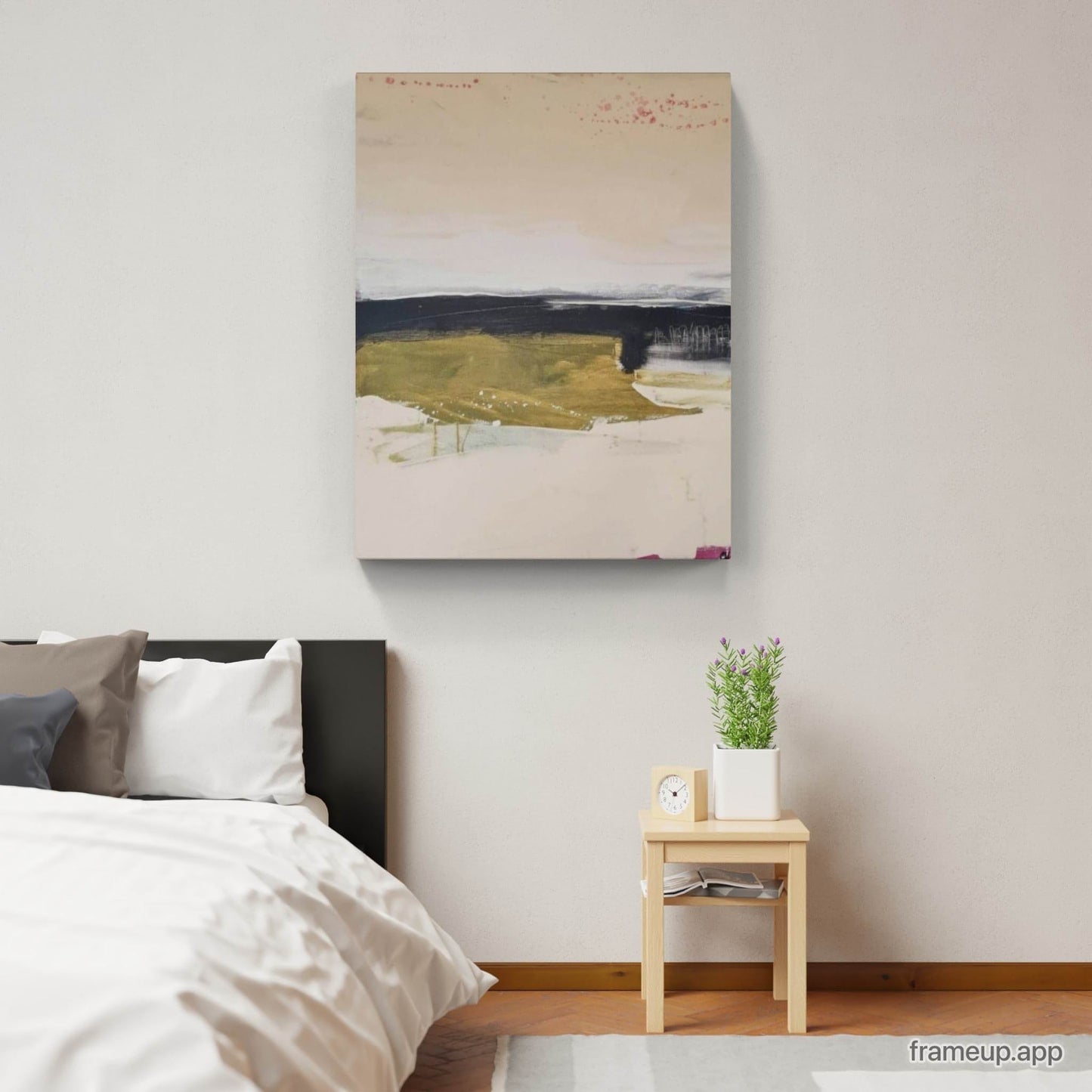 Nachtwanderung in den Dünen / grün / 100 x 80 cm, Nachtwanderung in den Dünen / grün / 140 x 140 cm, Nachtwanderung in den Dünen / grün / 120 x 160 cm abstrakte acrylbilder auf leinwand