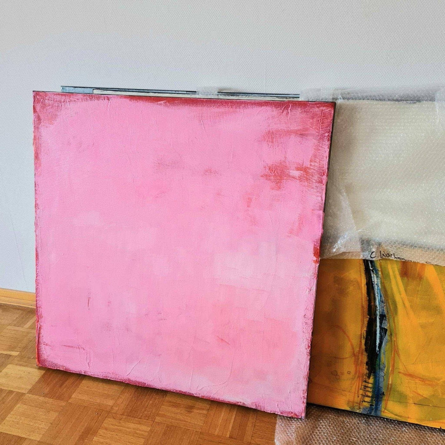 Abstrakte Kunst in Rosa, Lila und Pink - Inspirierendes Gemälde für kreative Gedanken Abstrakte Bilder & moderne Auftragsmalerei, abstrakte große bilder online kaufen, Auftrags Malere