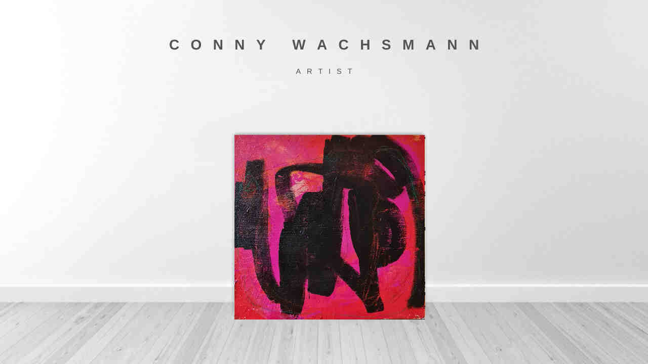 vorhanden - Küßchen / 60 x 60 cm / rot abstrakte acrylbilder auf leinwand