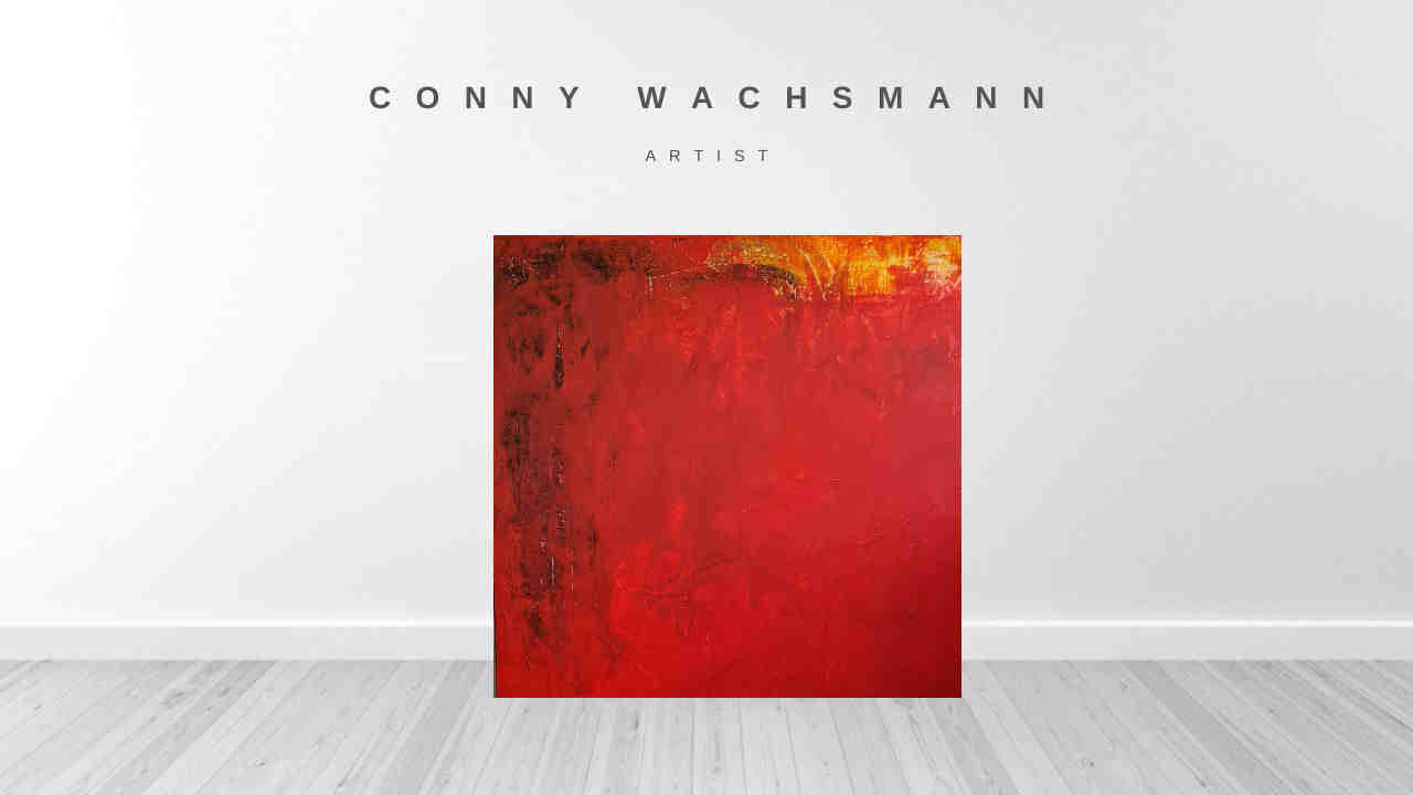 Warme Herbstsonne / 120 x 120 cm / rot abstrakte acrylbilder auf leinwand