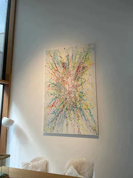 Wenn Kunst verbindet: Die Geschichte eines unerwarteten Kunstwerks Abstrakte Bilder & moderne Auftragsmalerei