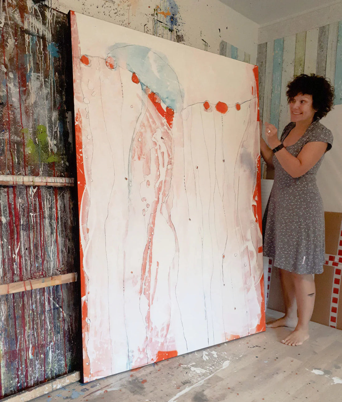 Die Magie der Abstraktion: Kunstwerk trifft Kunstdruck