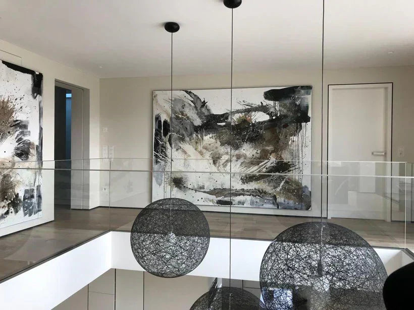 kunst im unternehmen abstrakte große Bilder